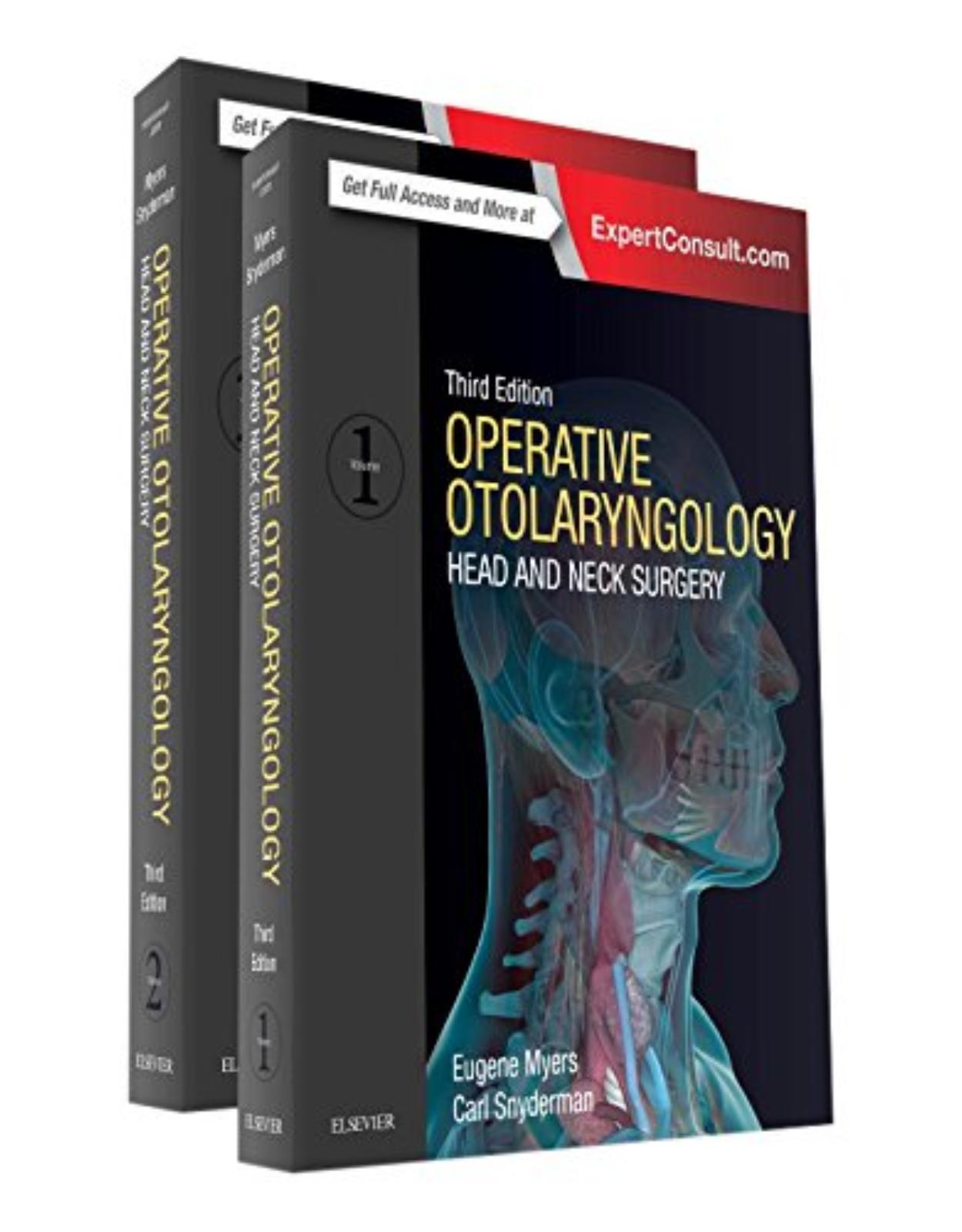 Operative Otolaryngology: Head and Neck Surgery, 2-Volume Set, 3e