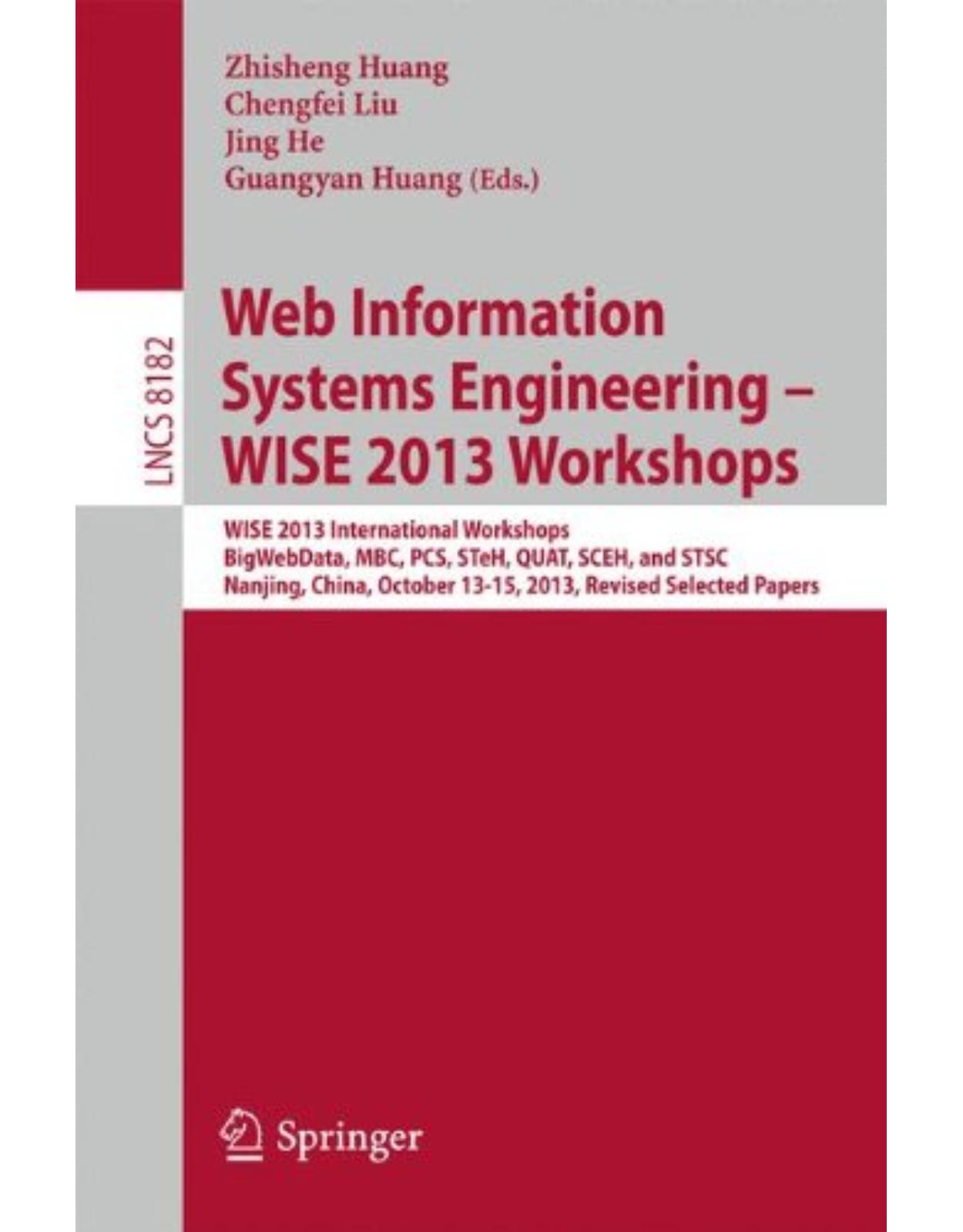 Web Information Systems Engineering � WISE 2013 Workshops