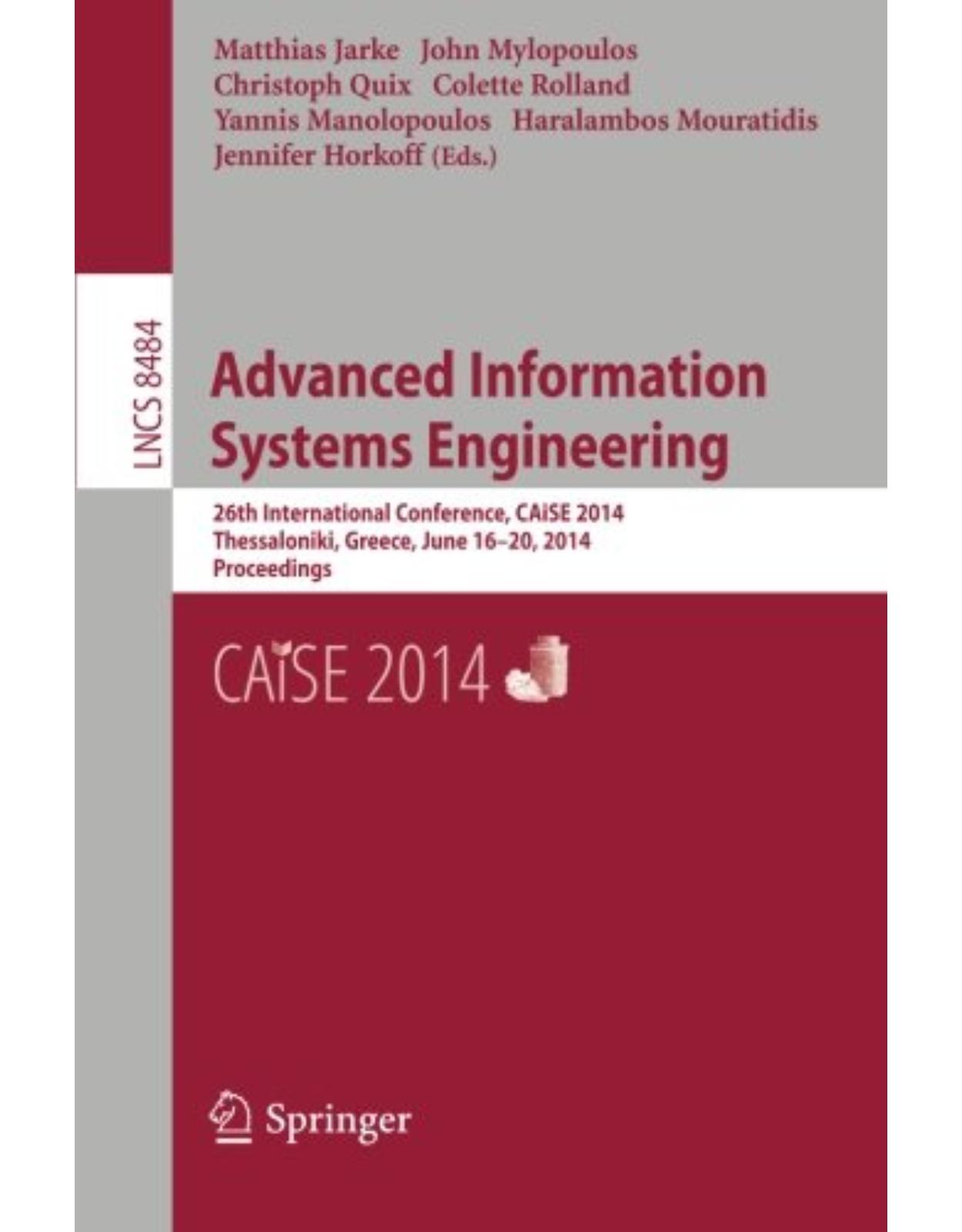 Advanced Information Systems Engineering