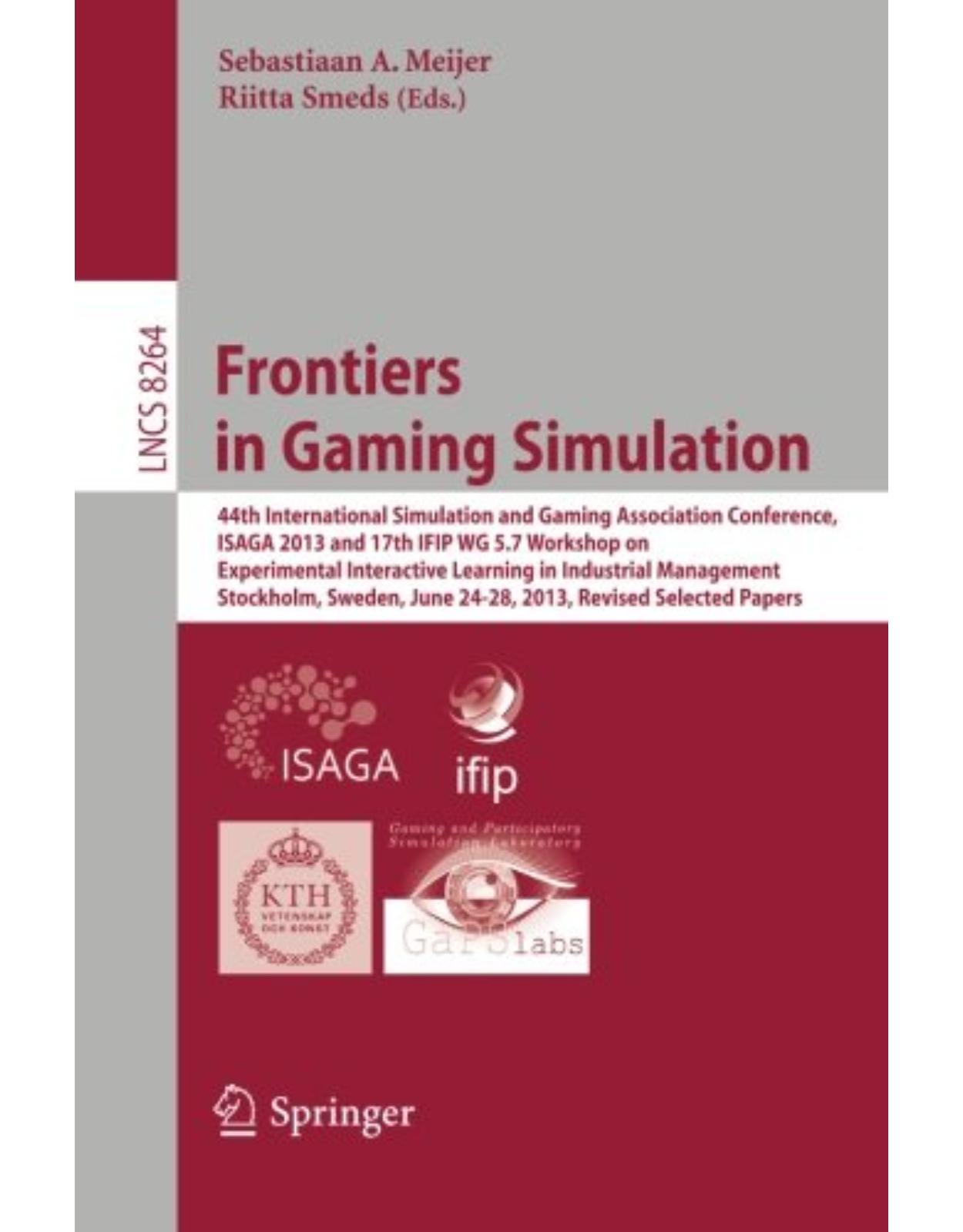 Frontiers in Gaming Simulation