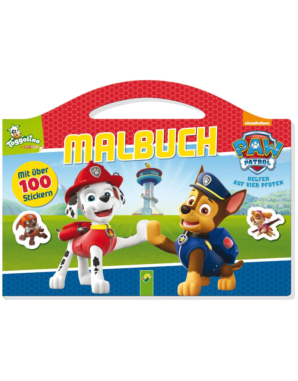 PAW Patrol Malbuch: Mit über 100 Stickern