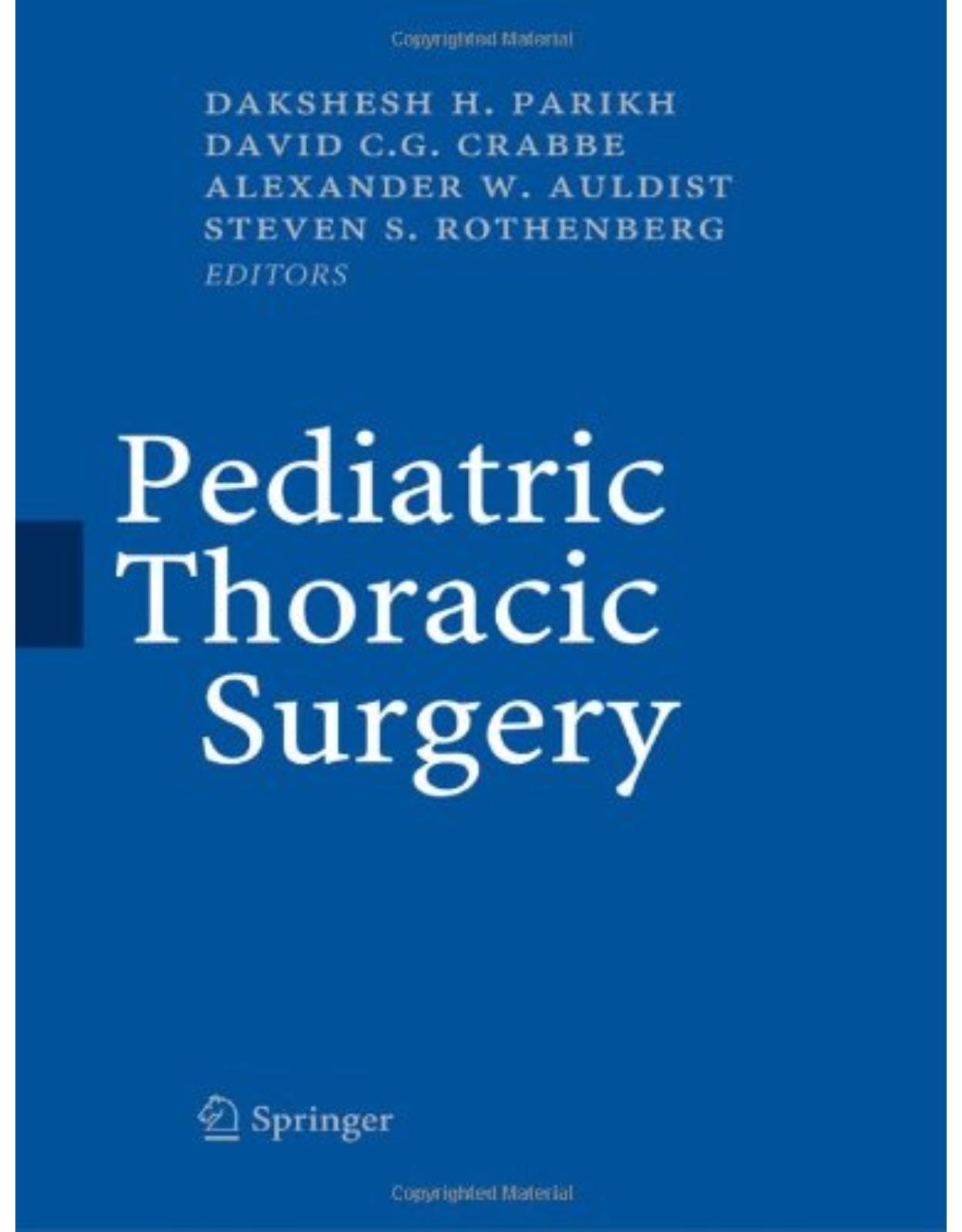 Pediatric Thoracic Surgery 