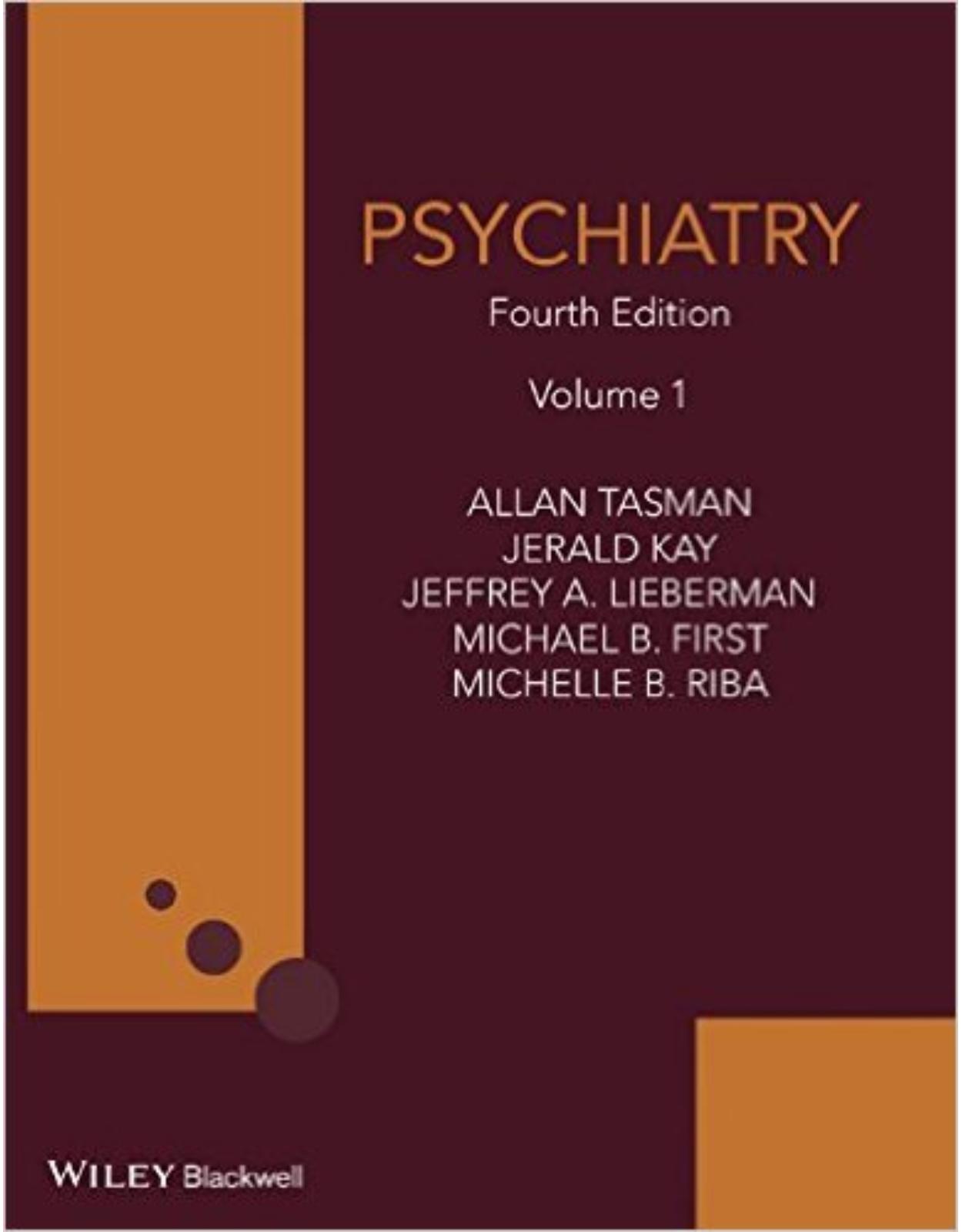 Psychiatry, 2 Volume Set 4th Edition