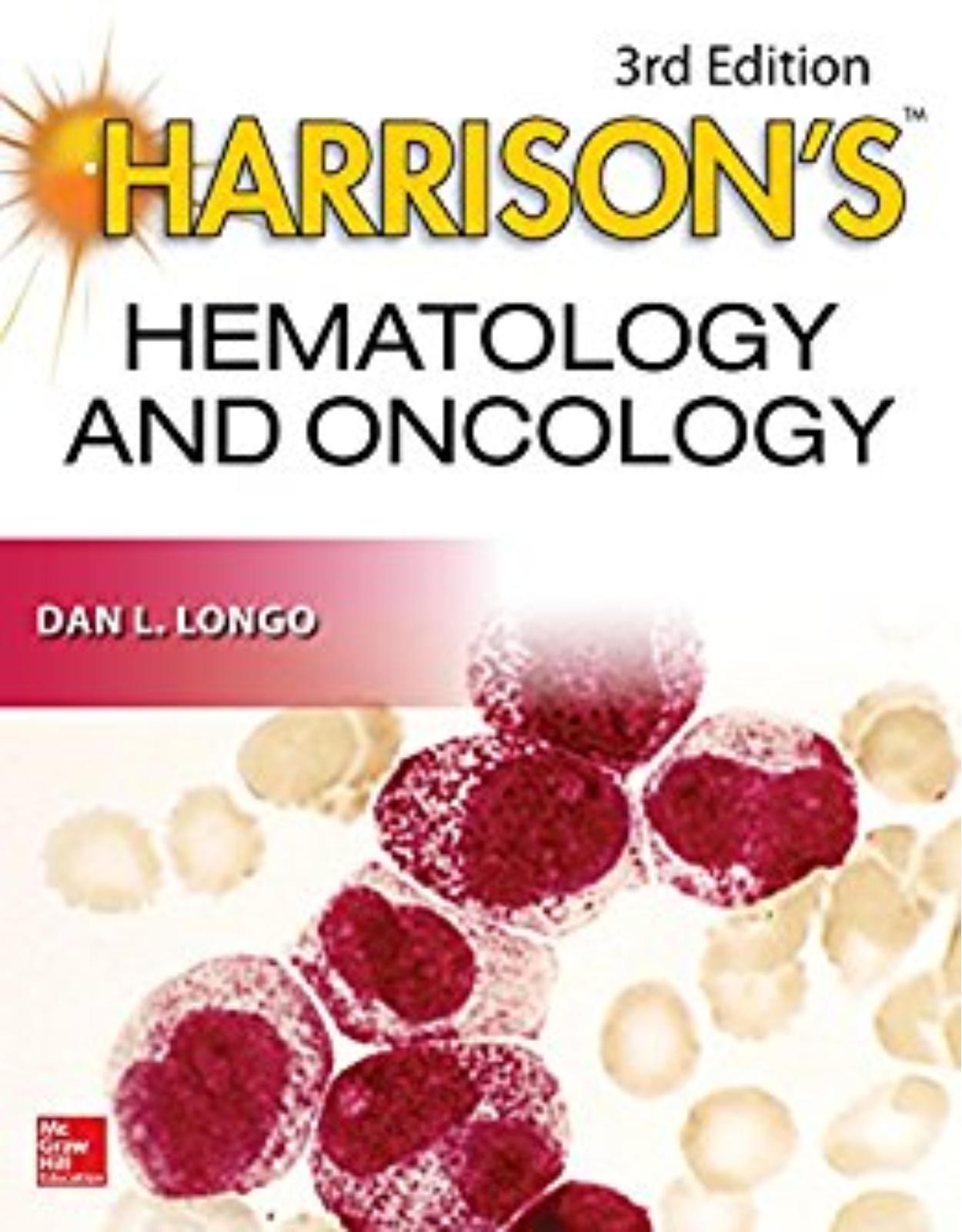 Harrison's Hematology and Oncology, 3e