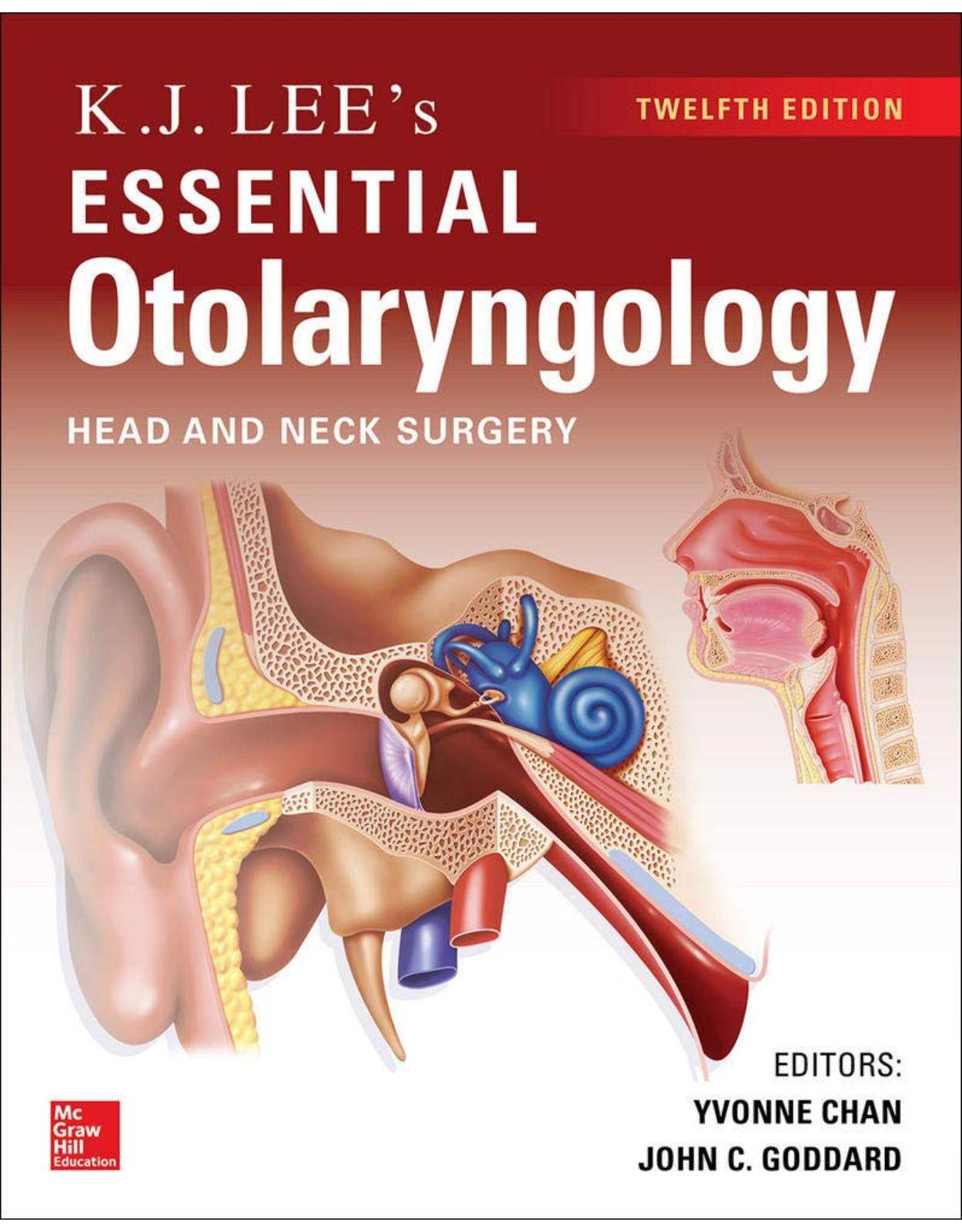 KJ Lee's Essential Otolaryngology, 12th edition 