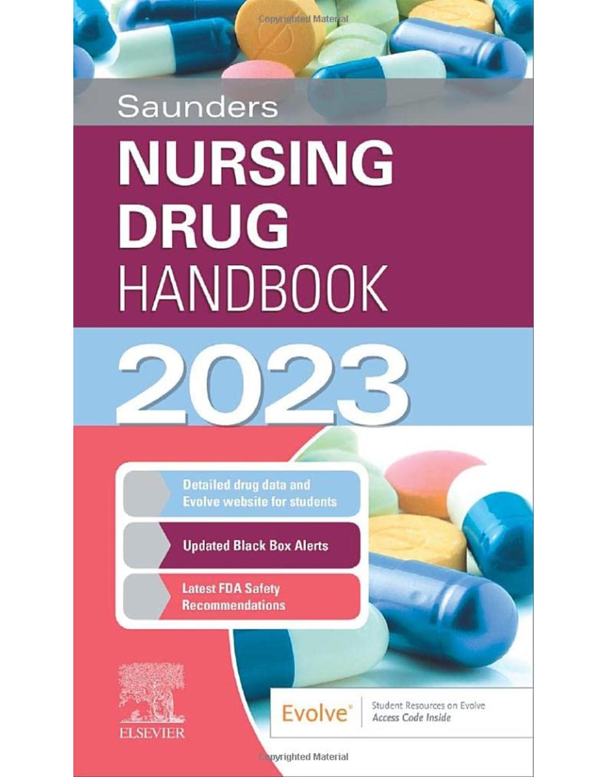 Saunders Nursing Drug Handbook 2023