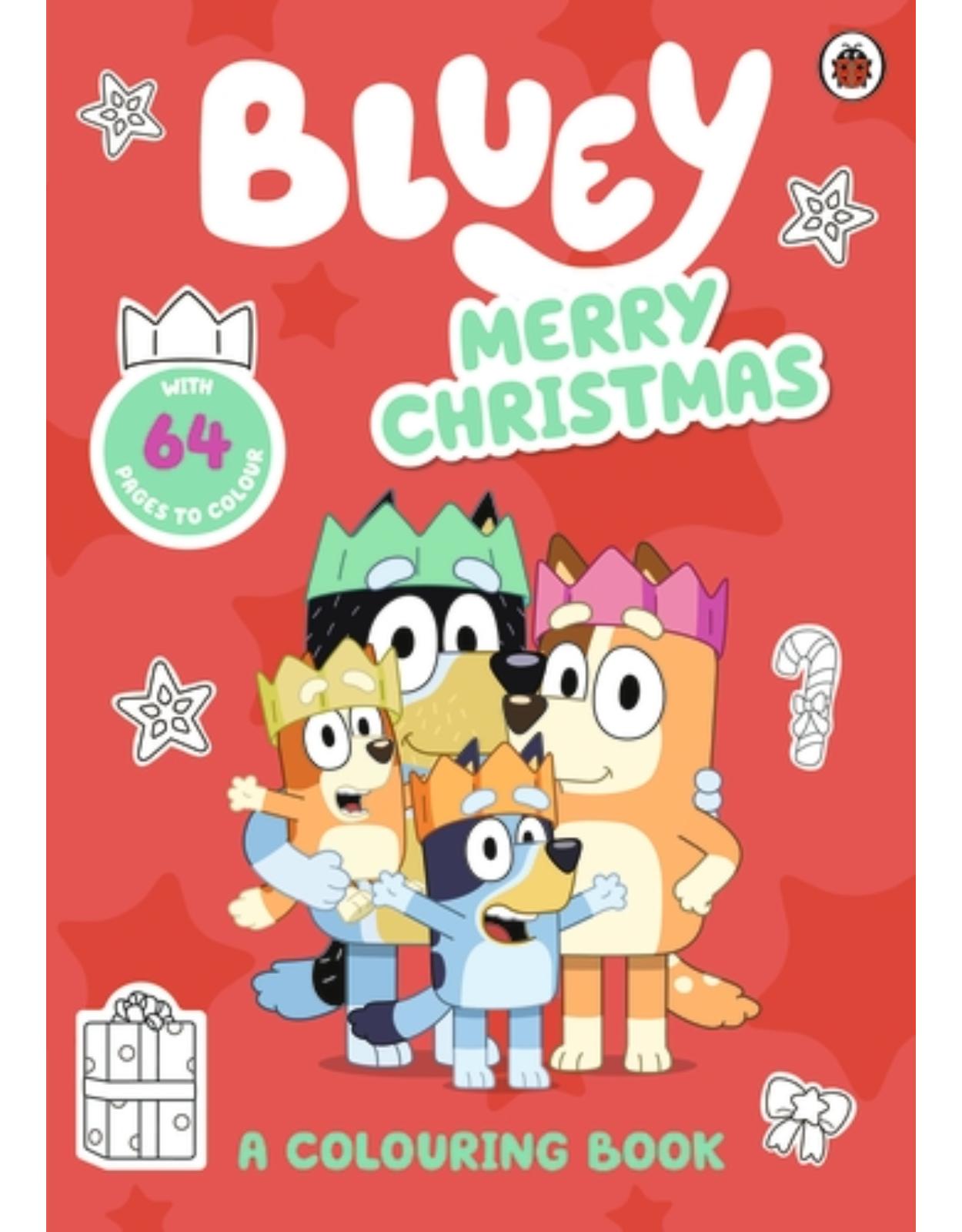 Bluey: Merry Christmas: A Colouring Book