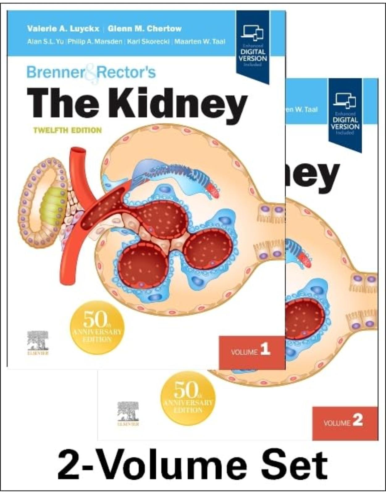Brenner & Rector's The Kidney (2 volume set), 12th Edition