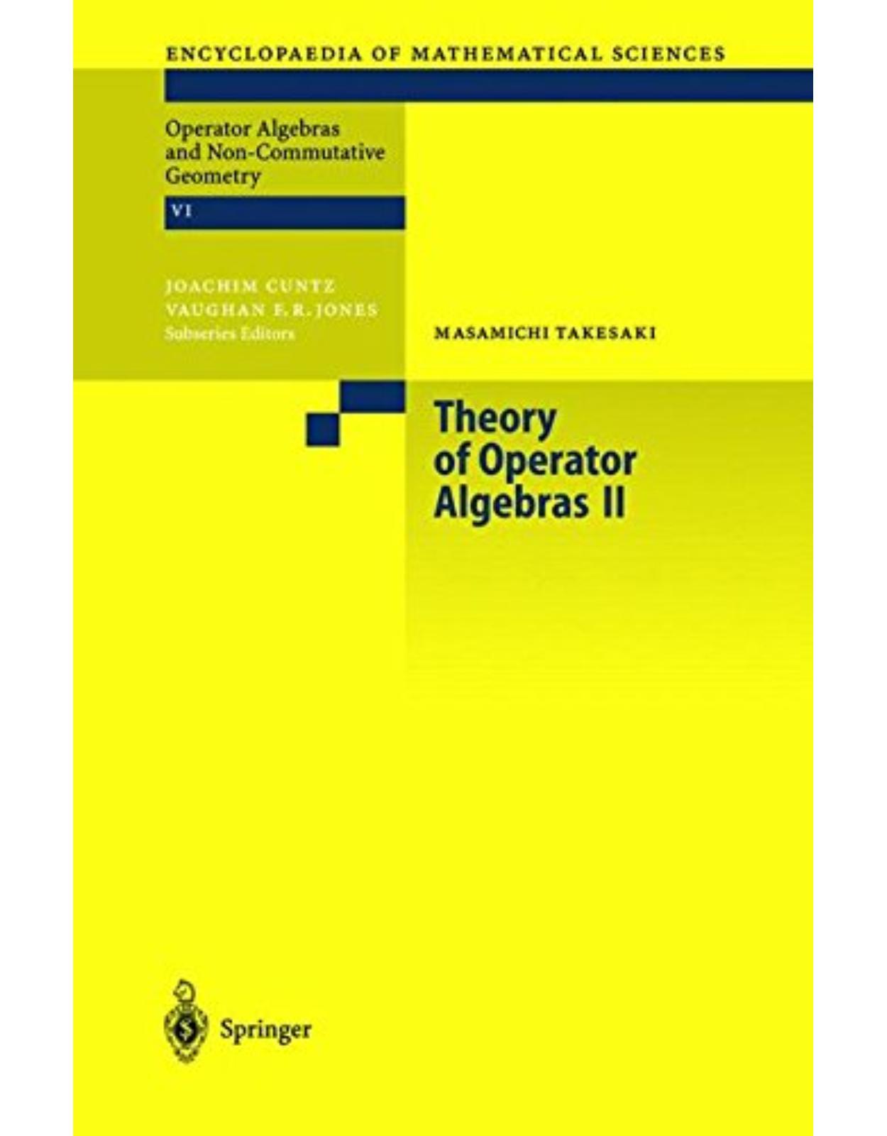  Theory of Operator Algebras II