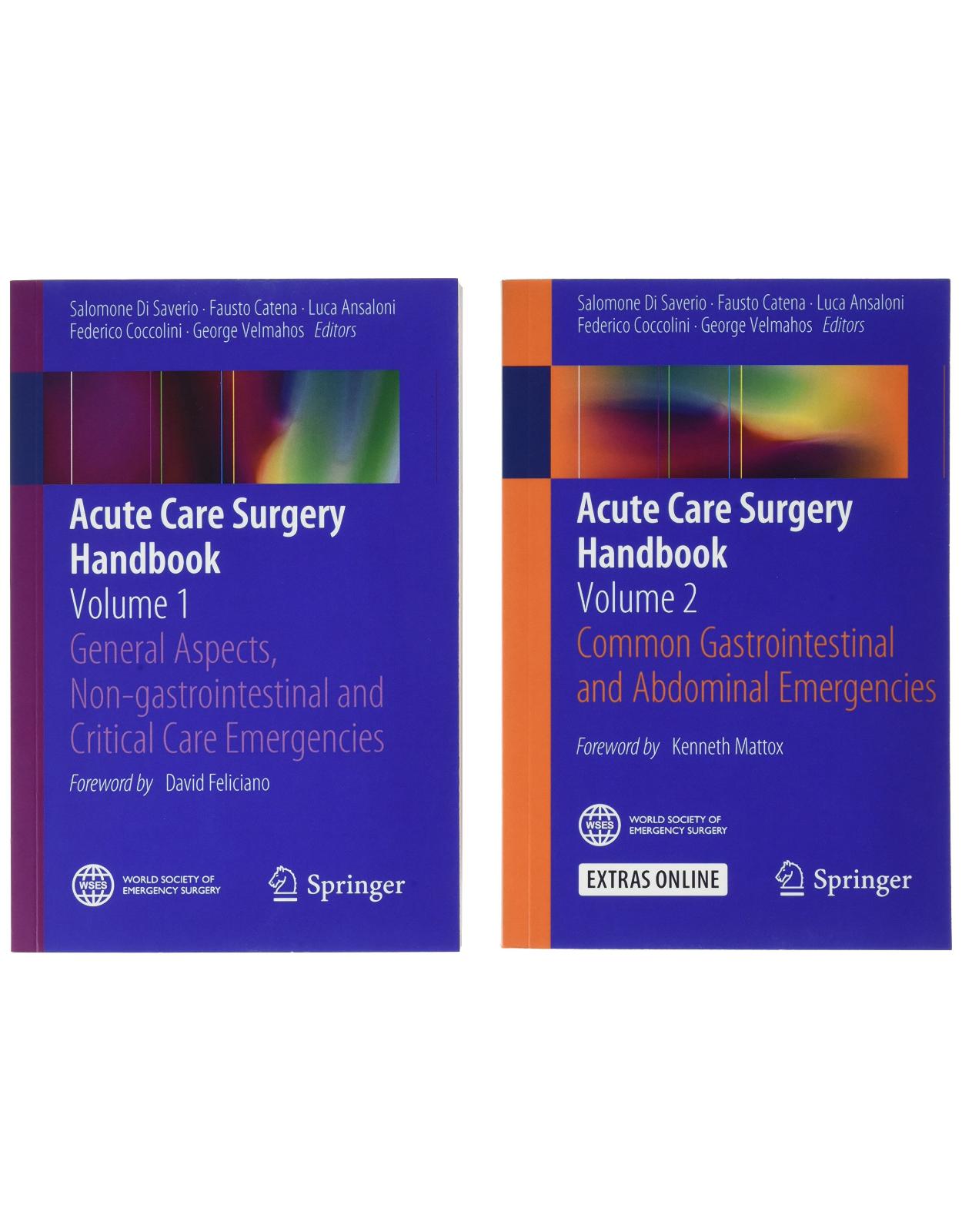Acute Care Surgery Handbook: Two-volume set