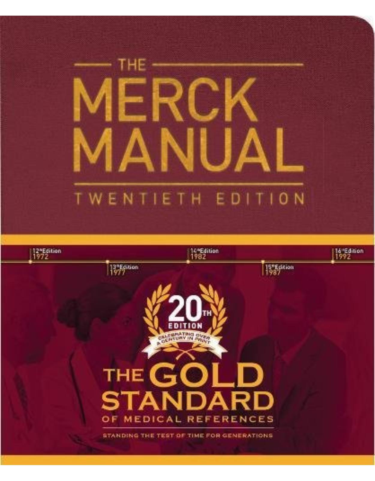 The Merck Manual of Diagnosis and Therapy, 20th Edition