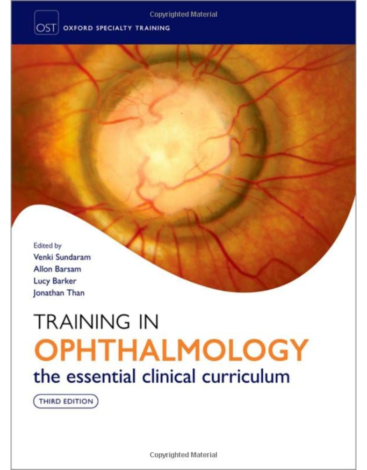 Training in Ophthalmology