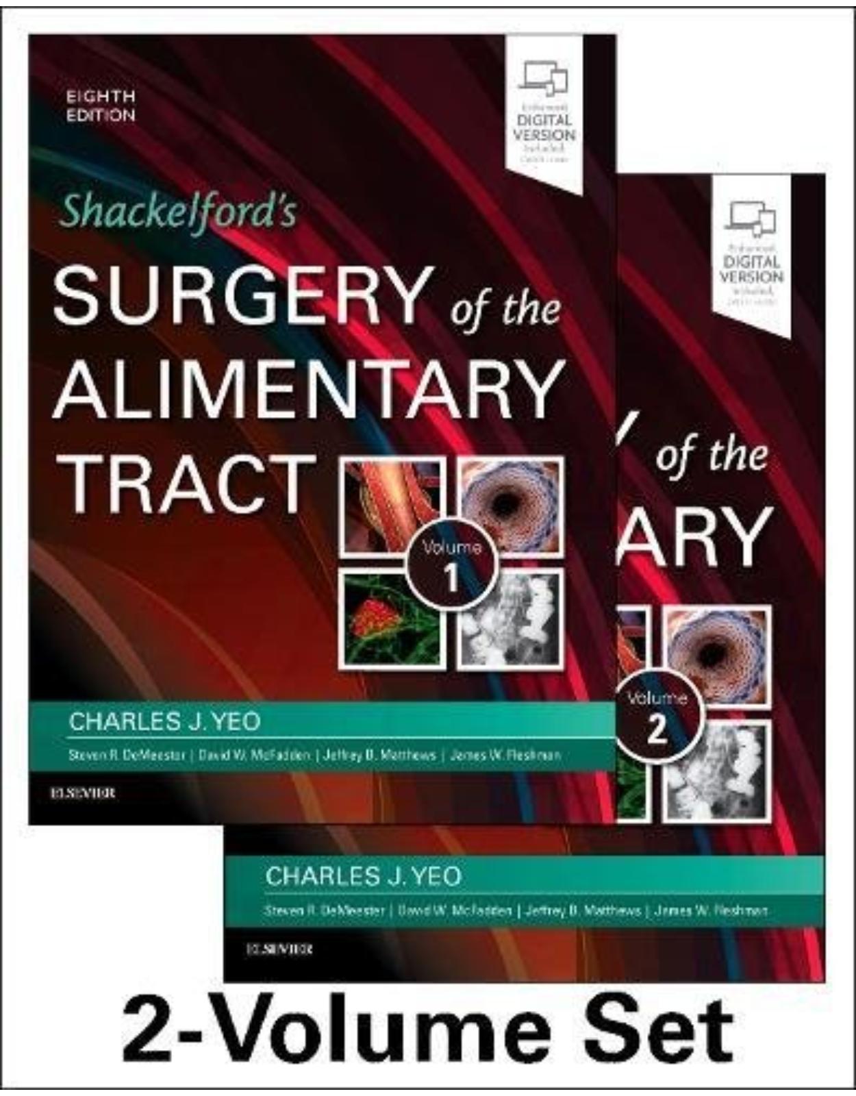 Shackelford’s Surgery of the Alimentary Tract, 2 Volume Set, 8th Edition