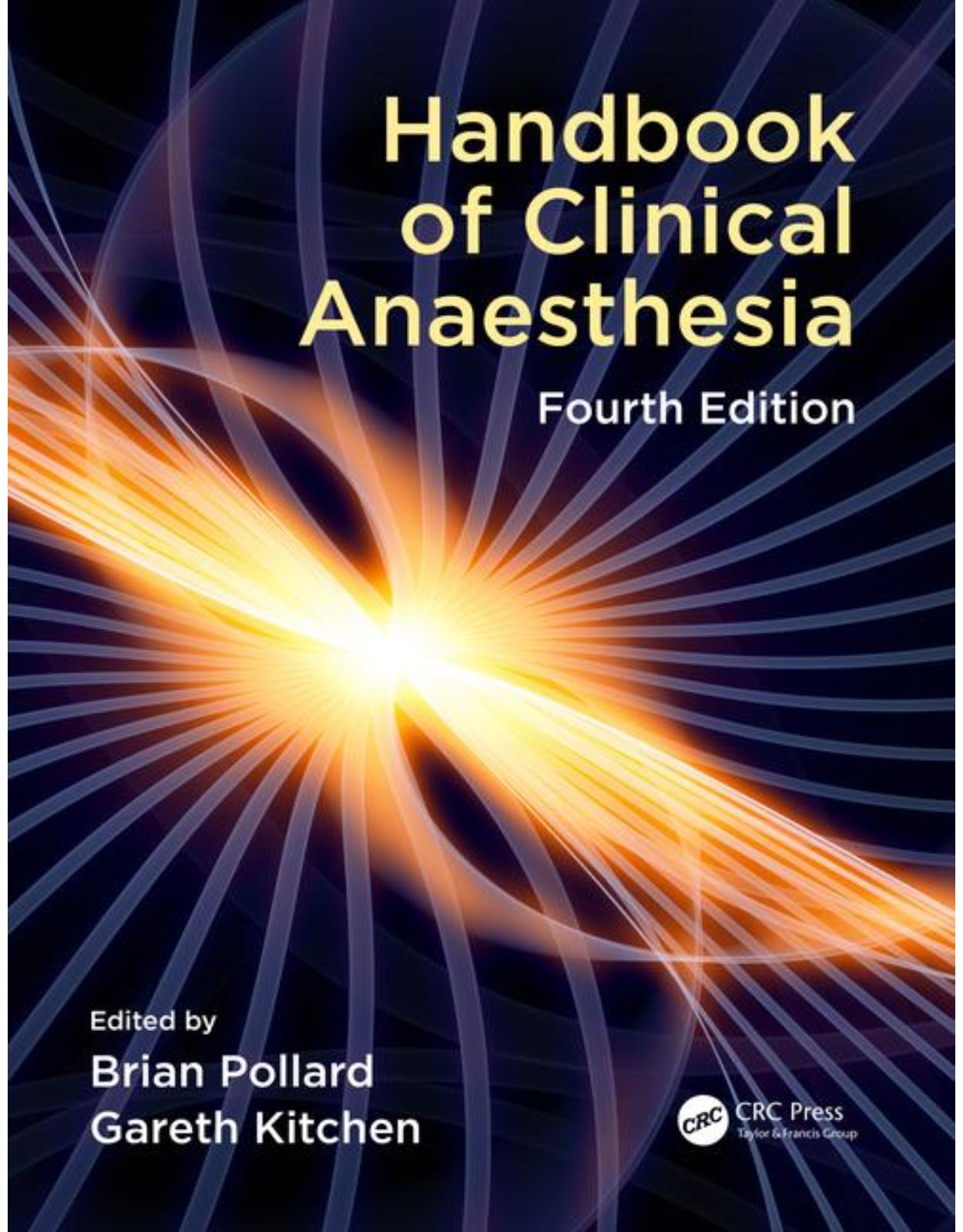 Handbook of Clinical Anaesthesia, Fourth edition