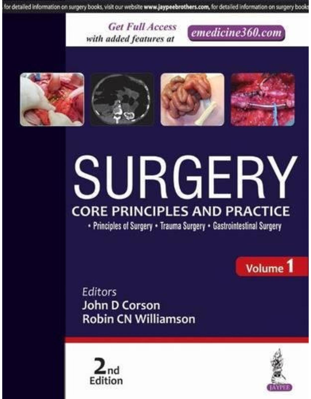 Surgery: Core Principles and Practice