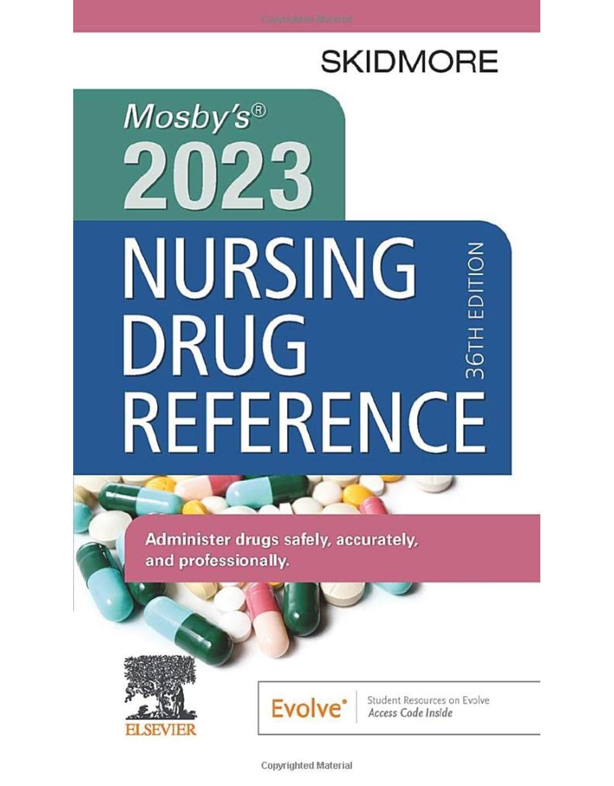 Mosby's 2023 Nursing Drug Reference