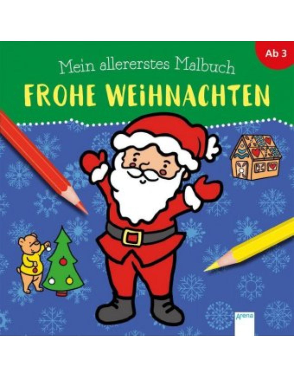 Mein allererstes Malbuch - Frohe Weihnachten