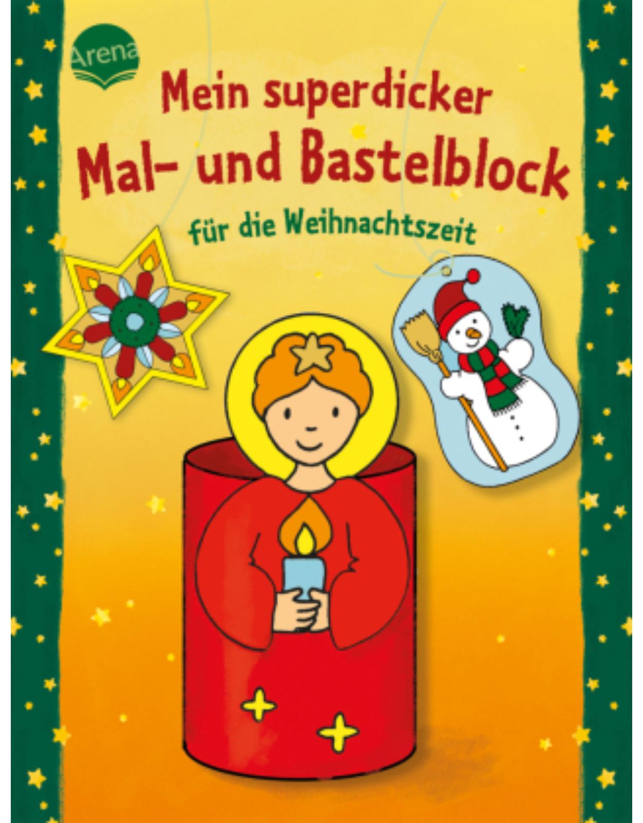 Mein superdicker Mal- und Bastelblock fur die Weihnachtszeit