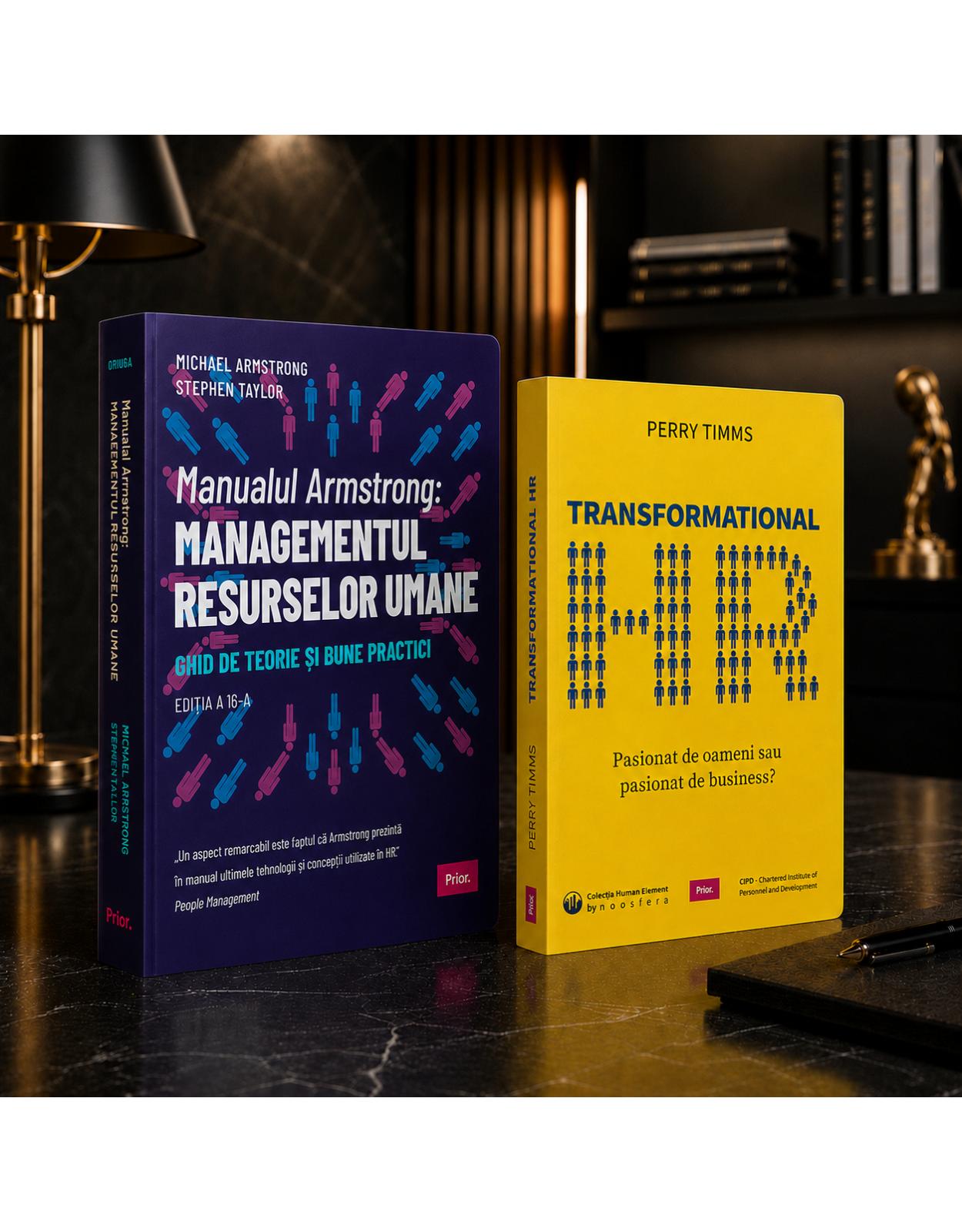 Pachet HR Premium  Manualul Armstrong: Managementul Resurselor Umane + Transformational HR