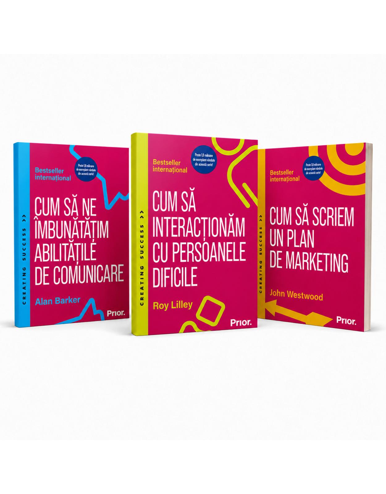 Pachet 3 carti Creating Success � Comunicare, relatii profesionale si plan de marketing