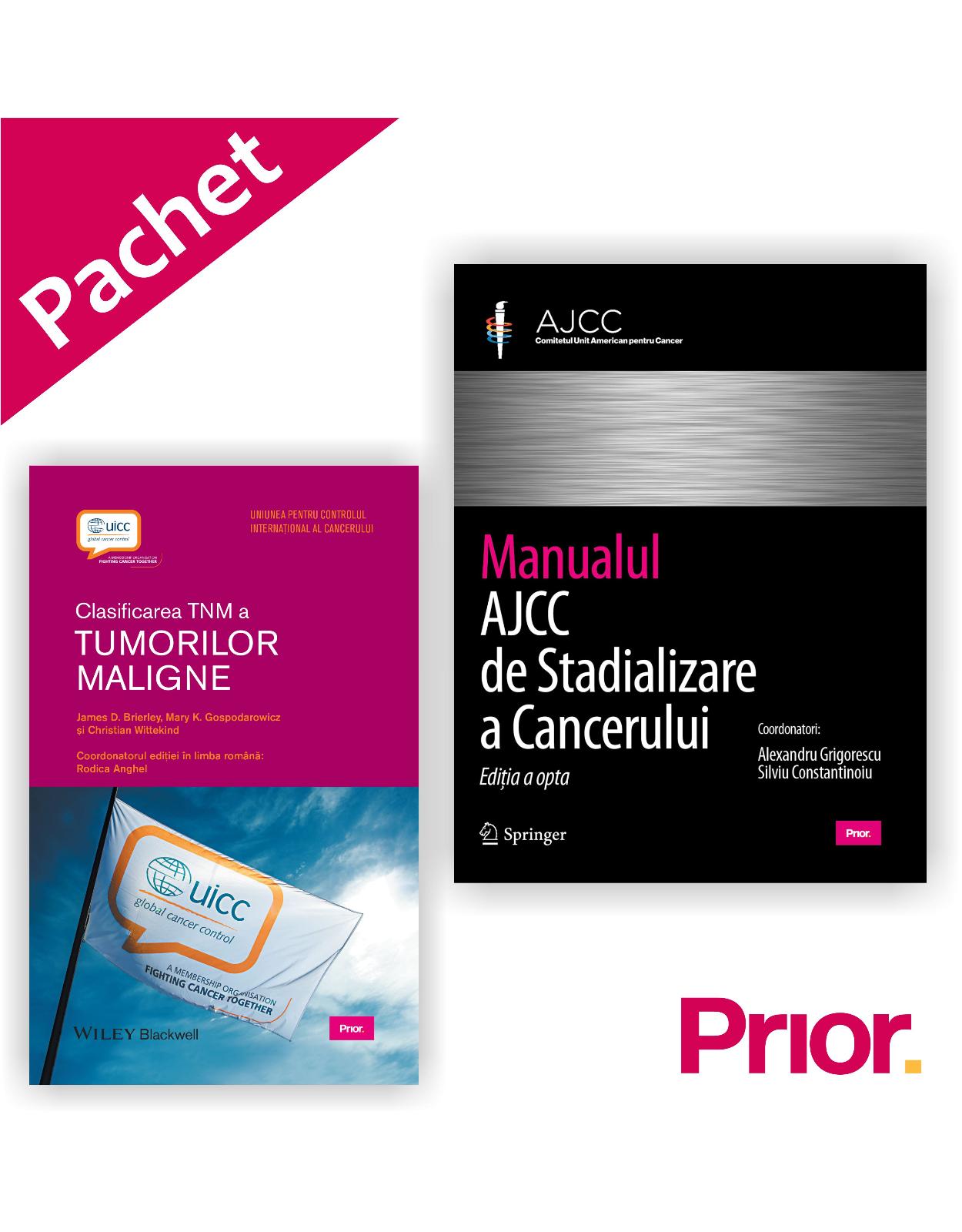 Pachet Special Manualul AJCC de Stadializare a Cancerului (Edtia a Opta) si Clasificarea TNM a Tumorilor Maligne (Editia a Opta)