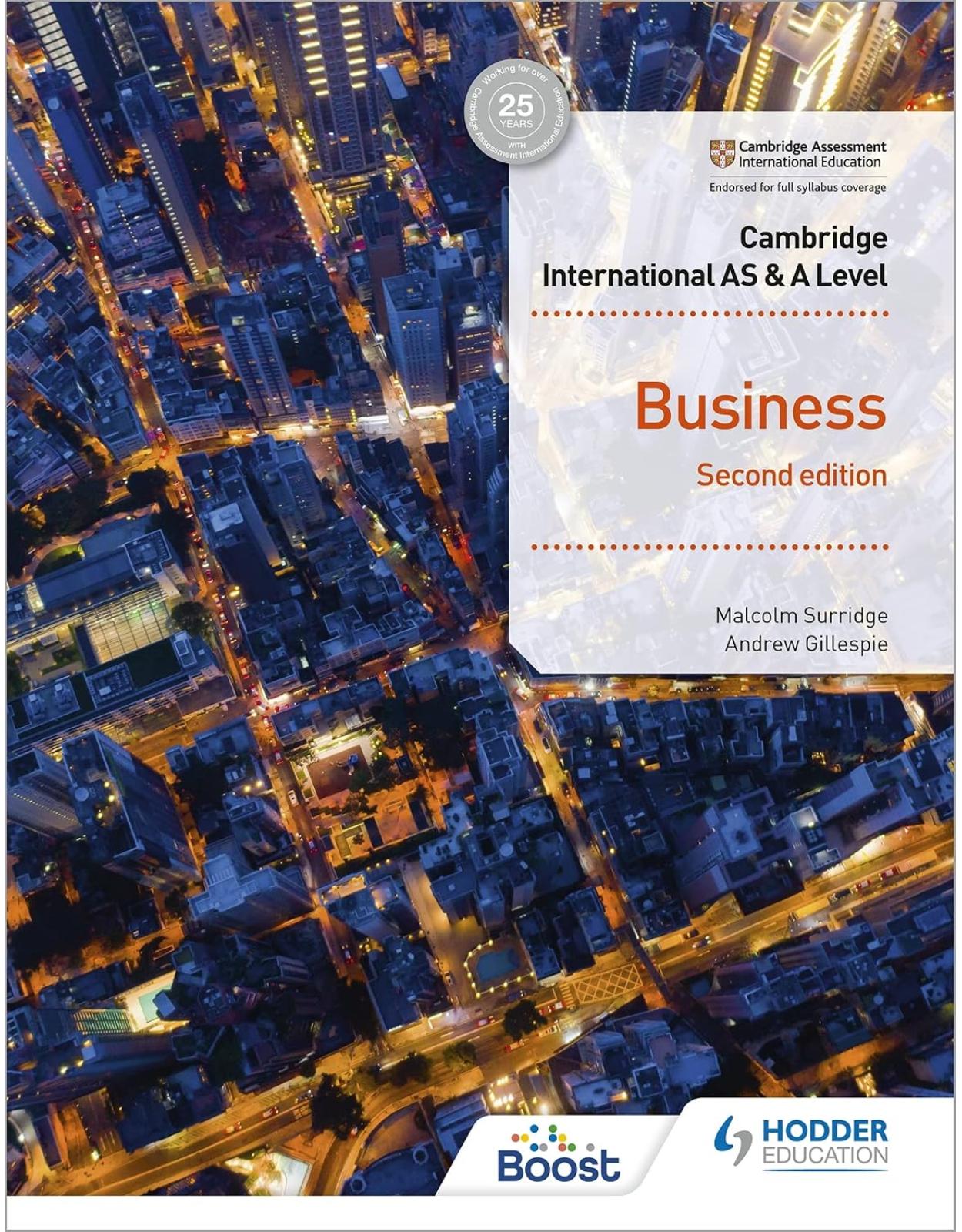 Cambridge International AS & A Level Business Second Edition