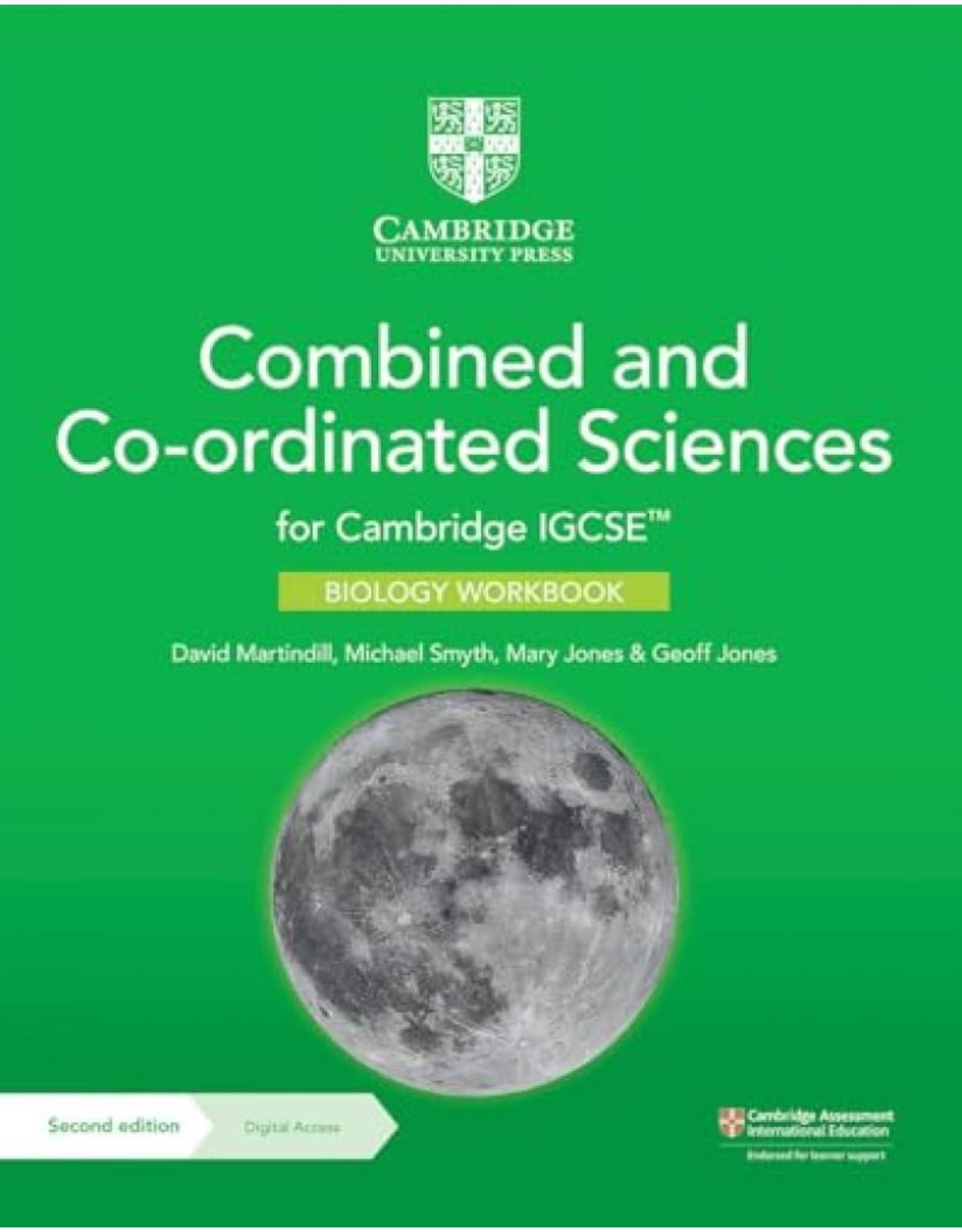 Cambridge IGCSE� Combined and Co-ordinated Sciences Biology Workbook with Digital Access (2 Years) (Cambridge International IGCSE)