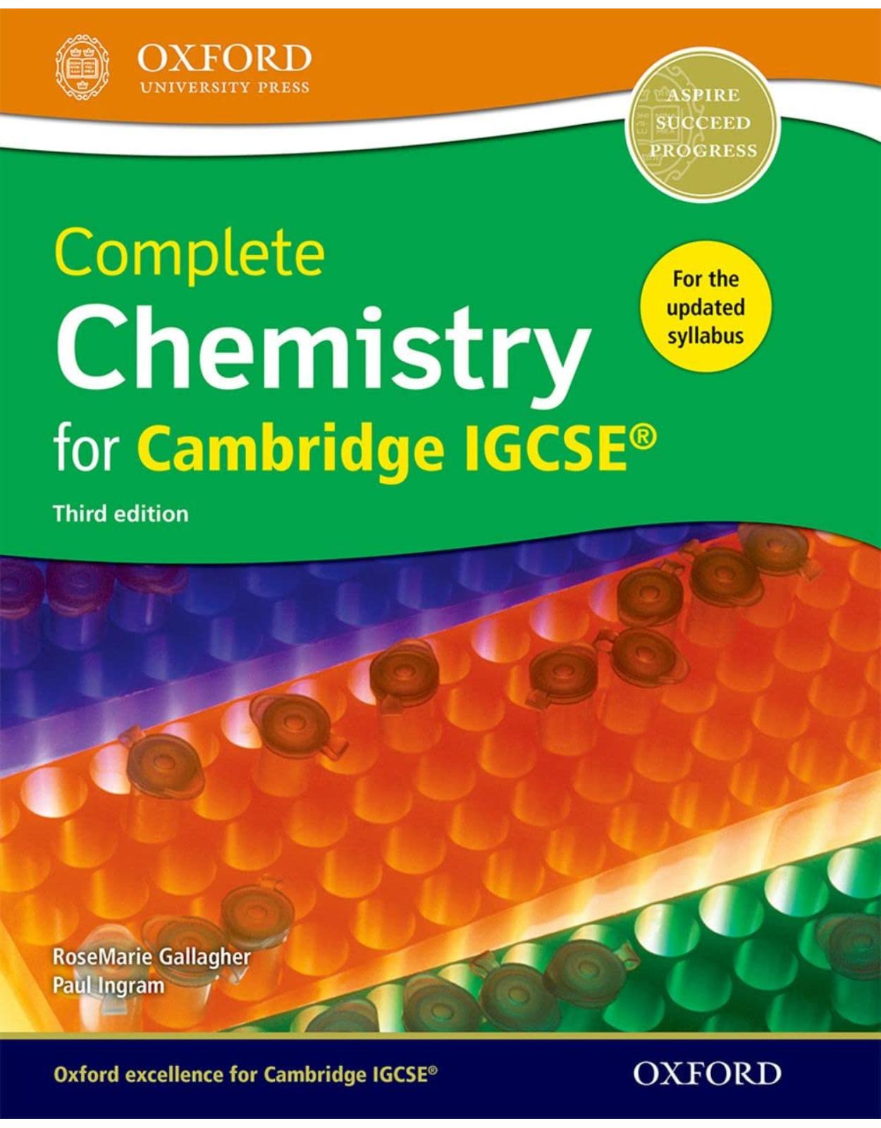 Complete Chemistry for Cambridge IGCSE�: Third Edition (Complete Science for Cambridge IGCSE - updated editions)