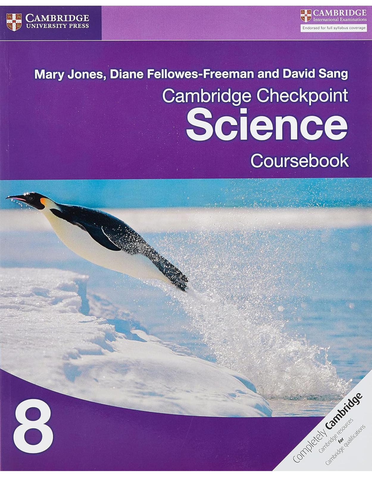 Cambridge Checkpoint Science Course Book 8 (Cambridge International Examinations)