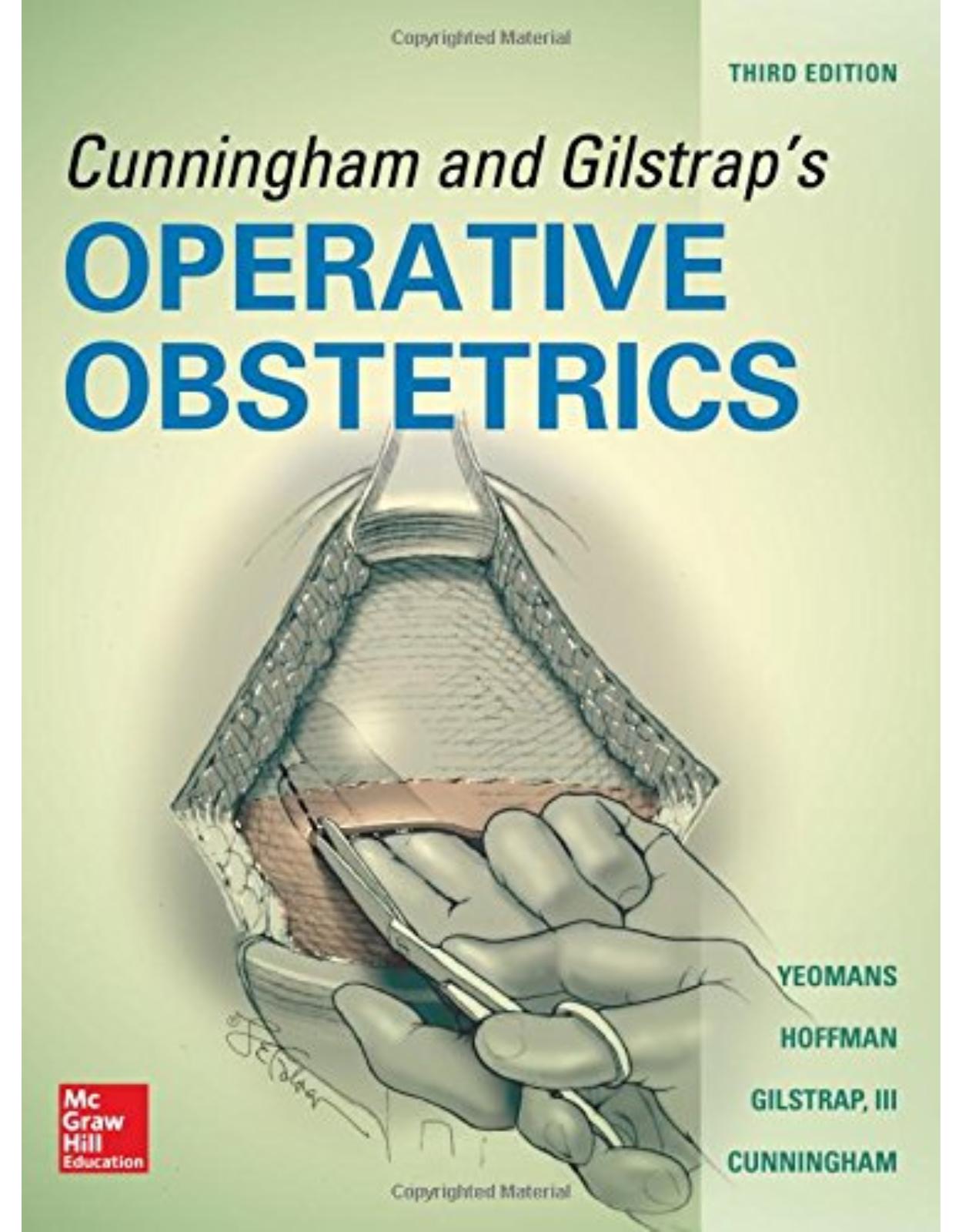 Cunningham and Gilstrap’s Operative Obstetrics, Third Edition 