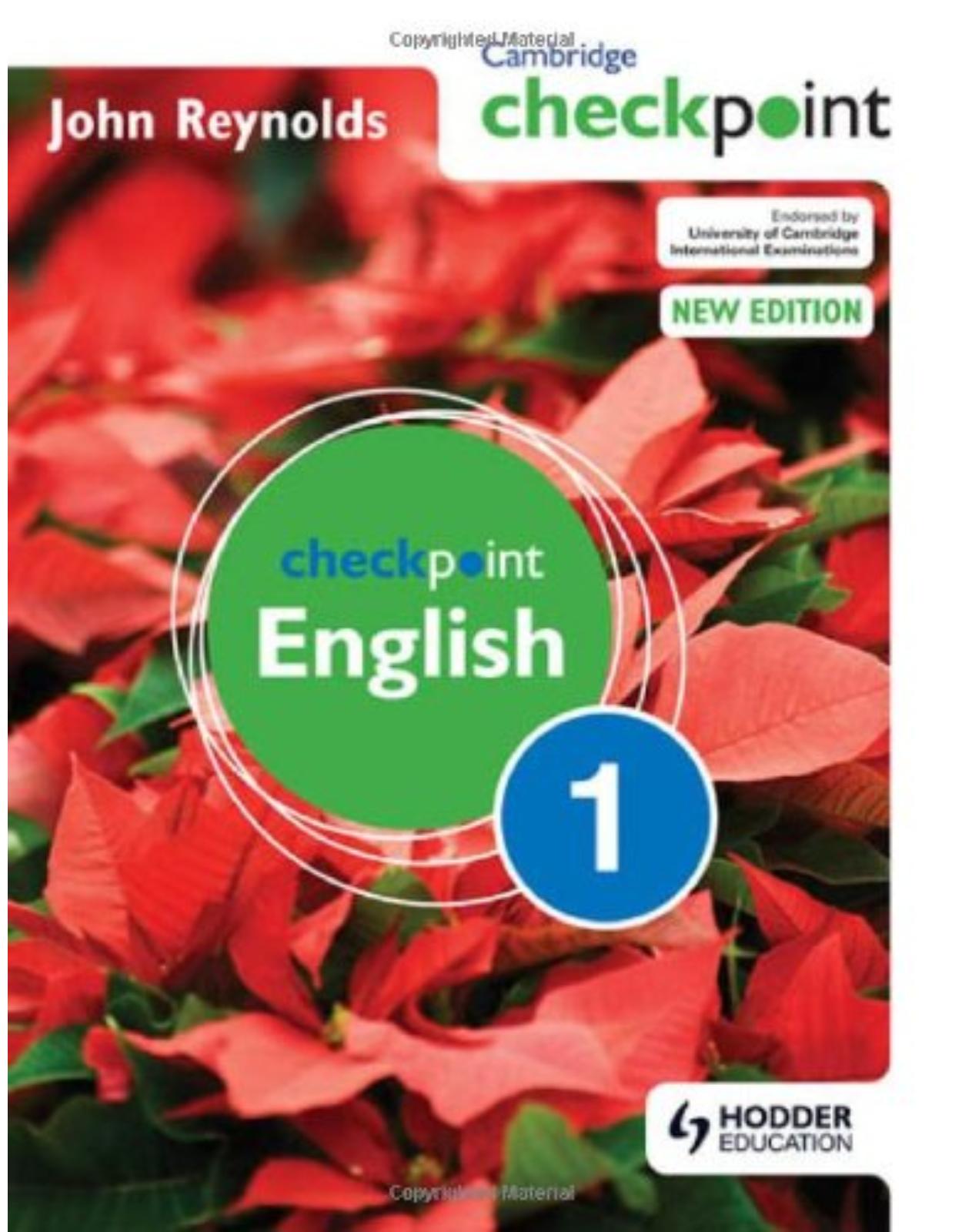 Cambridge Checkpoint English Student’s Book 1