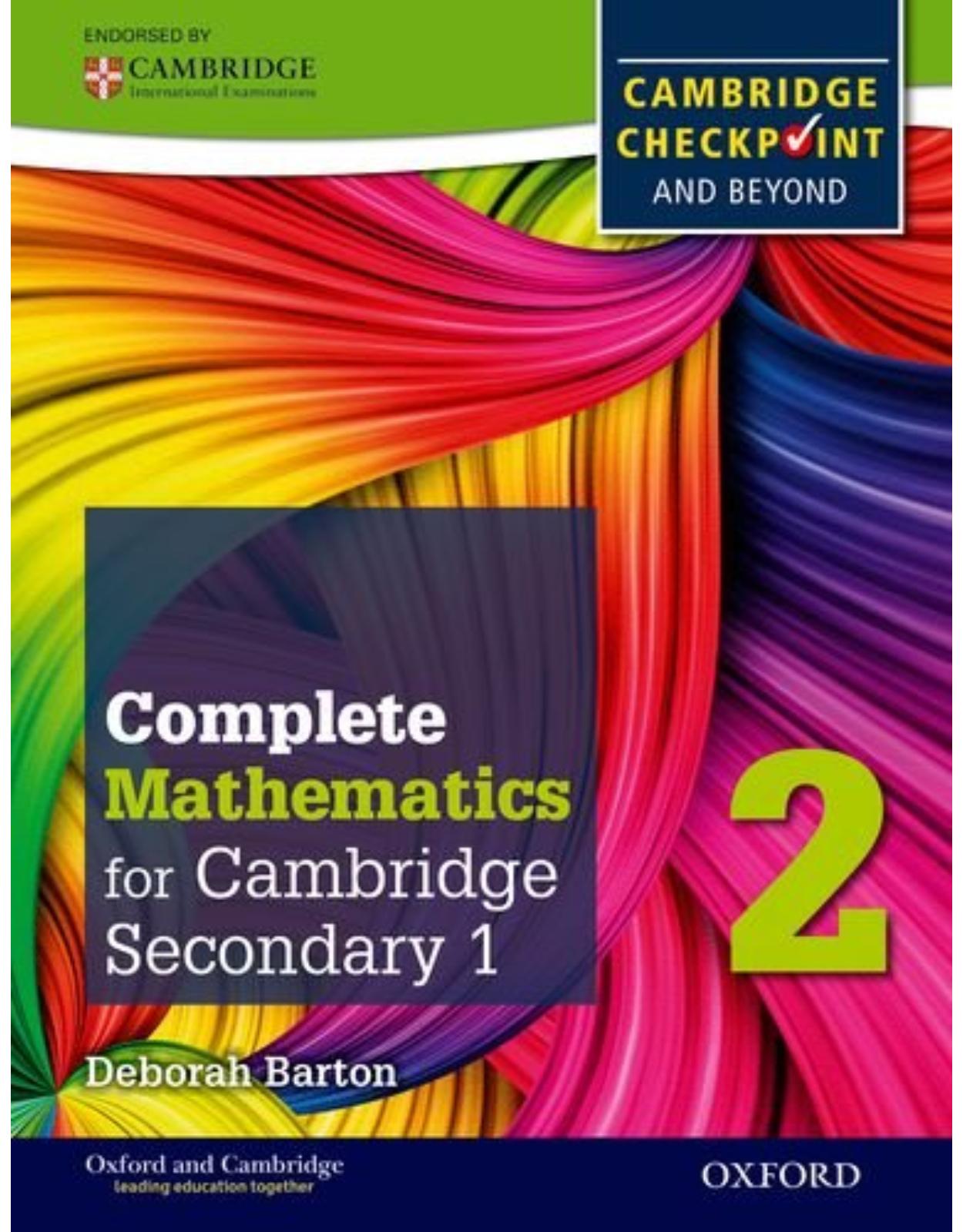 Complete Mathematics for Cambridge Secondary 1 Student Book 2: For Cambridge Checkpoint and beyond
