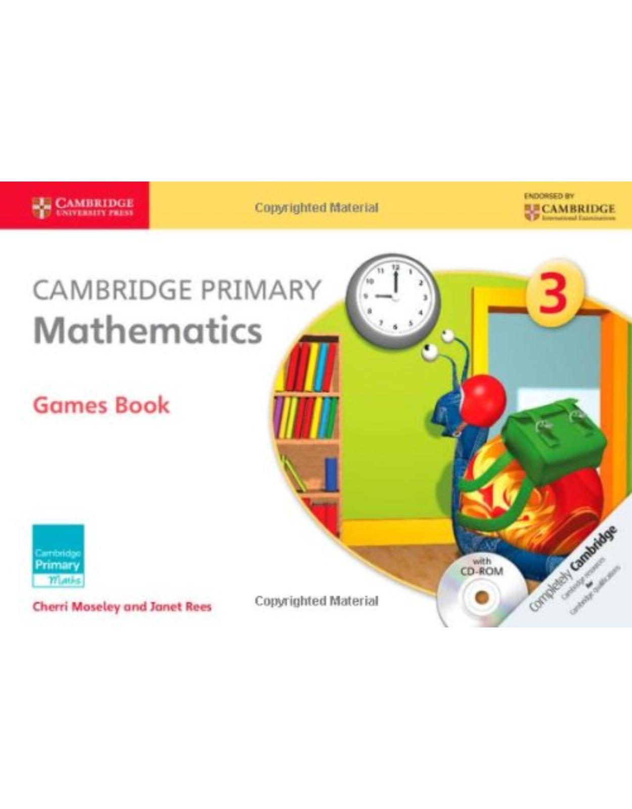 Cambridge Primary Mathematics Stage 3 Games Book with CD-ROM (Cambridge International Examinations)