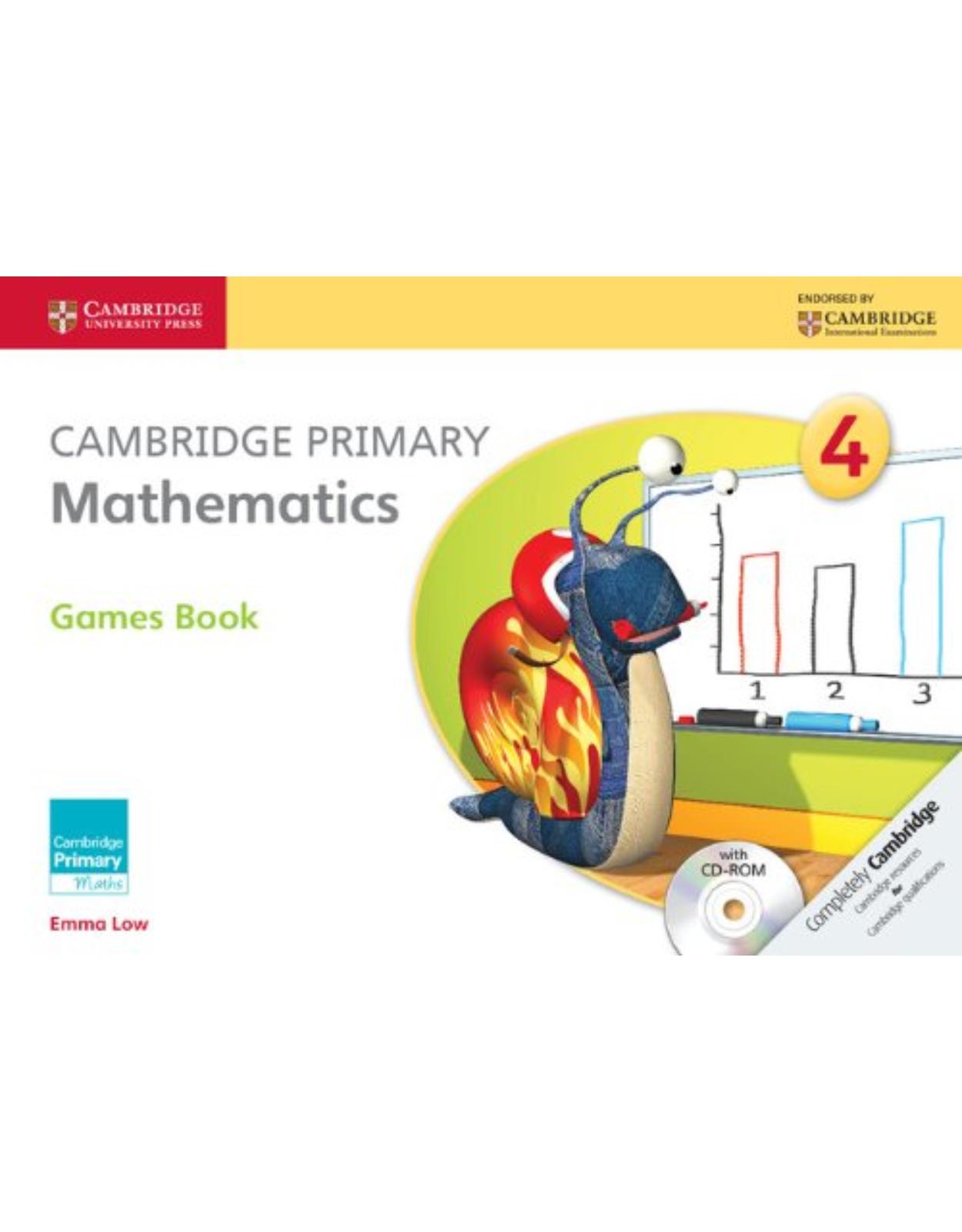 Cambridge Primary Mathematics Stage 4 Games Book with CD-ROM (Cambridge International Examinations)