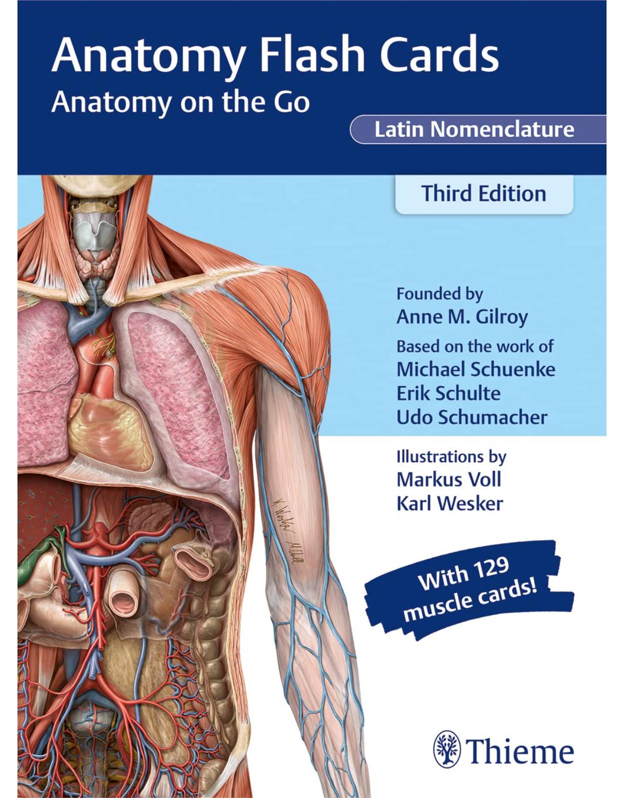 Anatomy Flash Cards, Latin Nomenclature: Anatomy on the Go