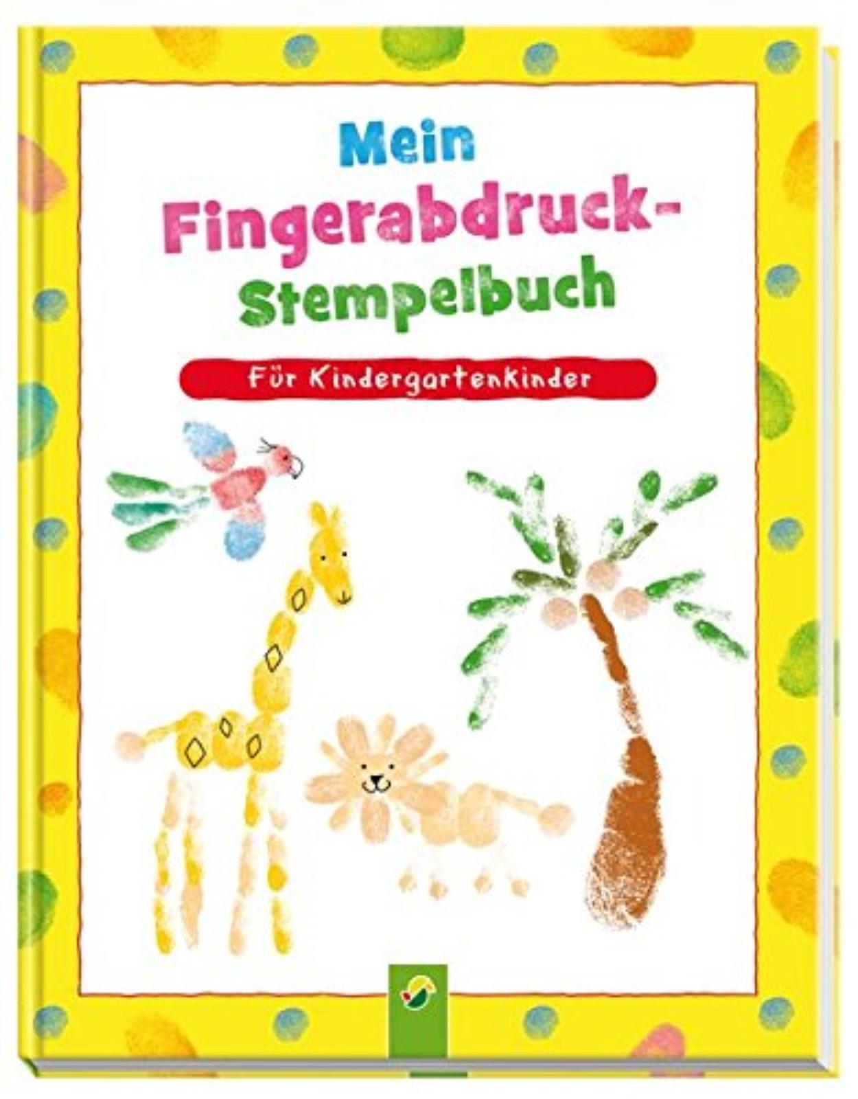 Mein Fingerabdruck-Stempelbuch: Für Kindergartenkinder