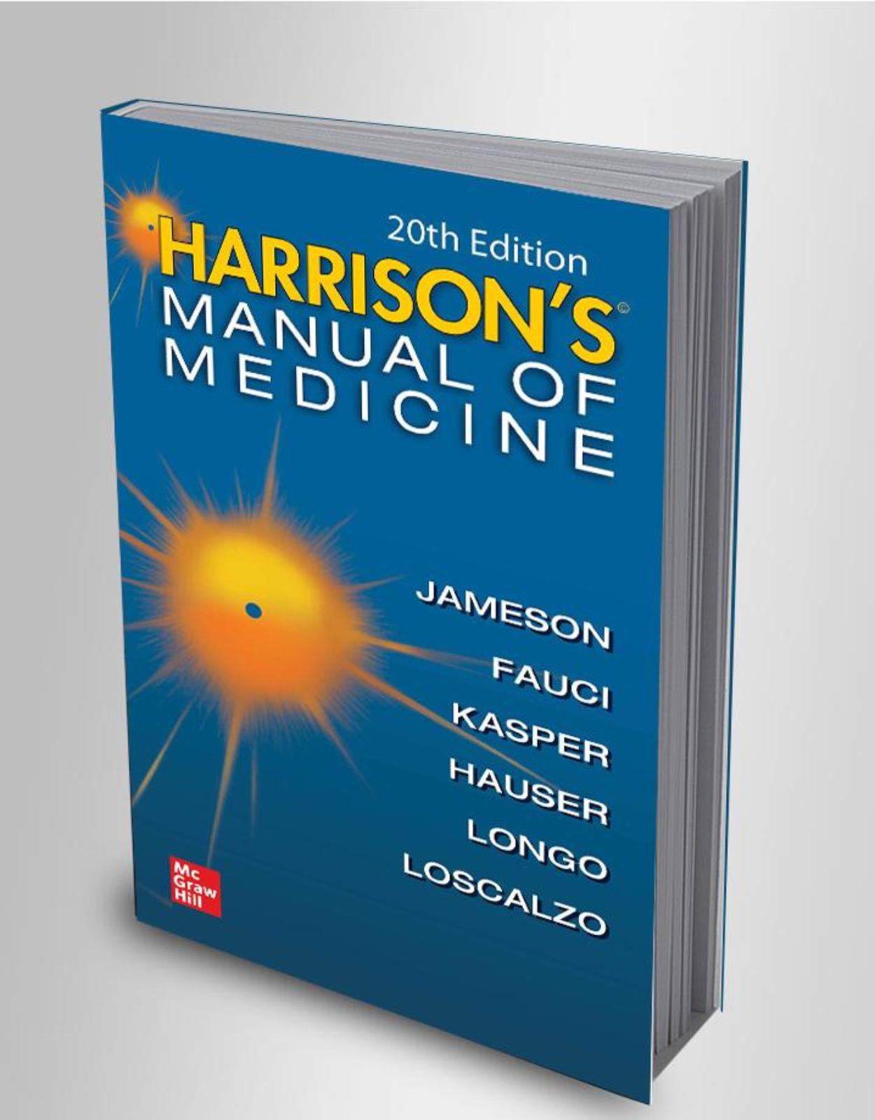 Harrisons Manual of Medicine, 20th Edition 