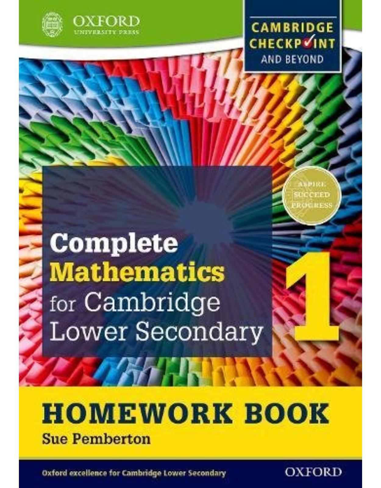 Complete Mathematics for Cambridge Lower Secondary Homework Book 1 (Pack of 15): For Cambridge Checkpoint and beyond 