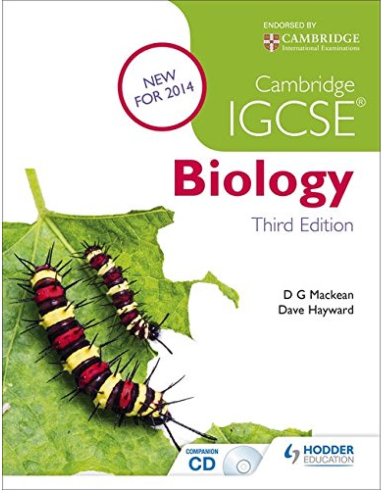 Cambridge IGCSE Biology 3rd Edition (Book & CD) 