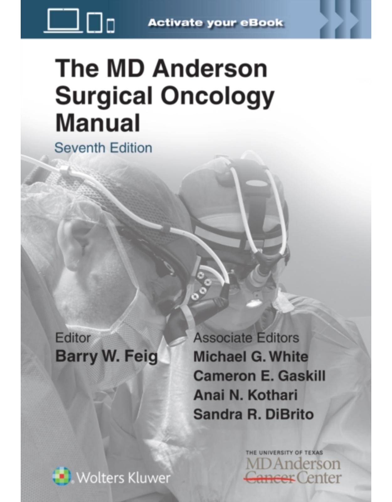 The MD Anderson Surgical Oncology Manual