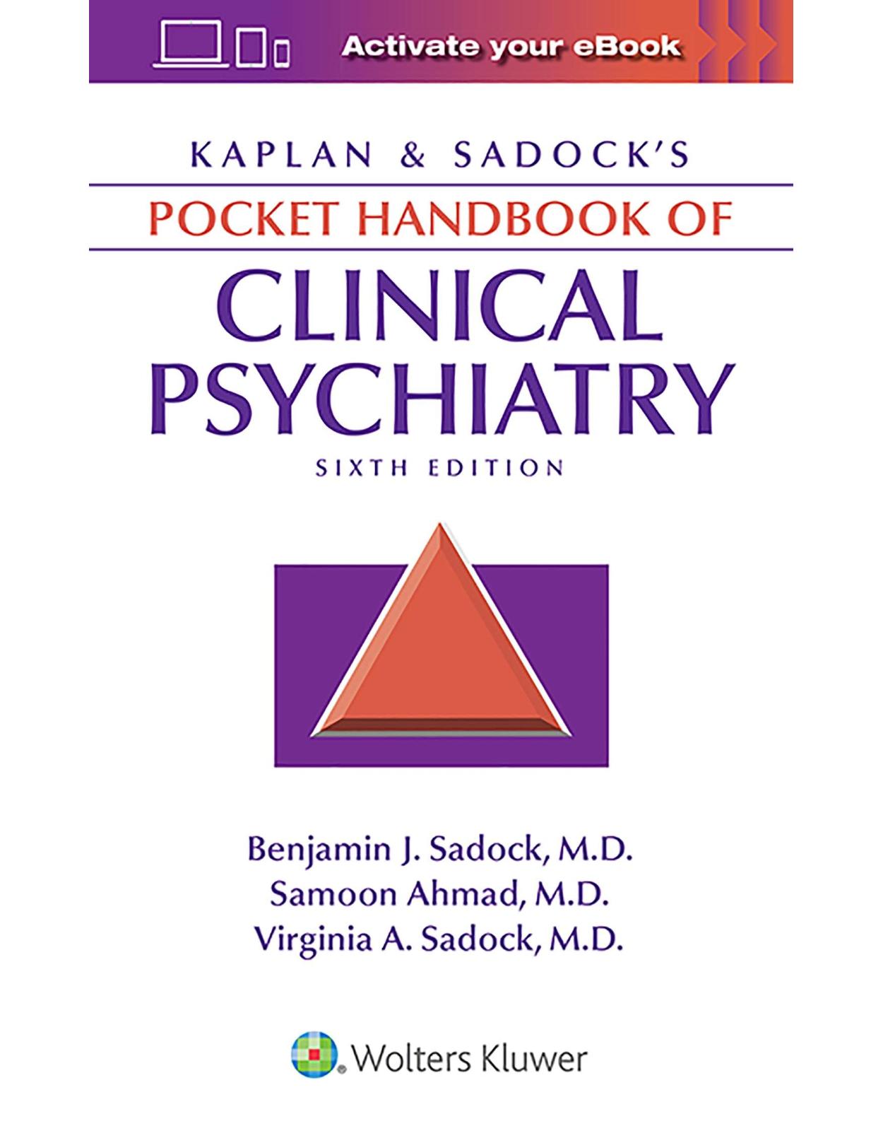 Kaplan & Sadock's Pocket Handbook of Clinical Psychiatry