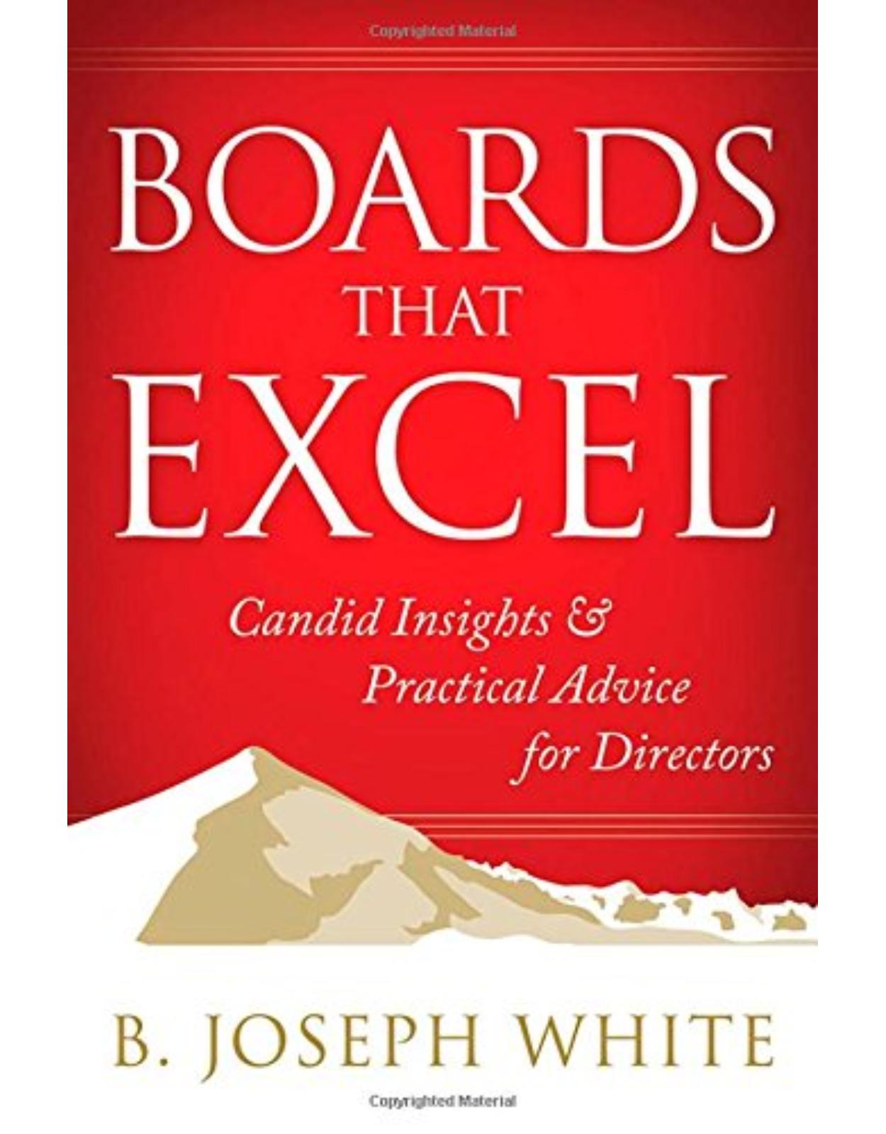 Boards That Excel: Candid Insights and Practical Advice for Directors (BK Business)