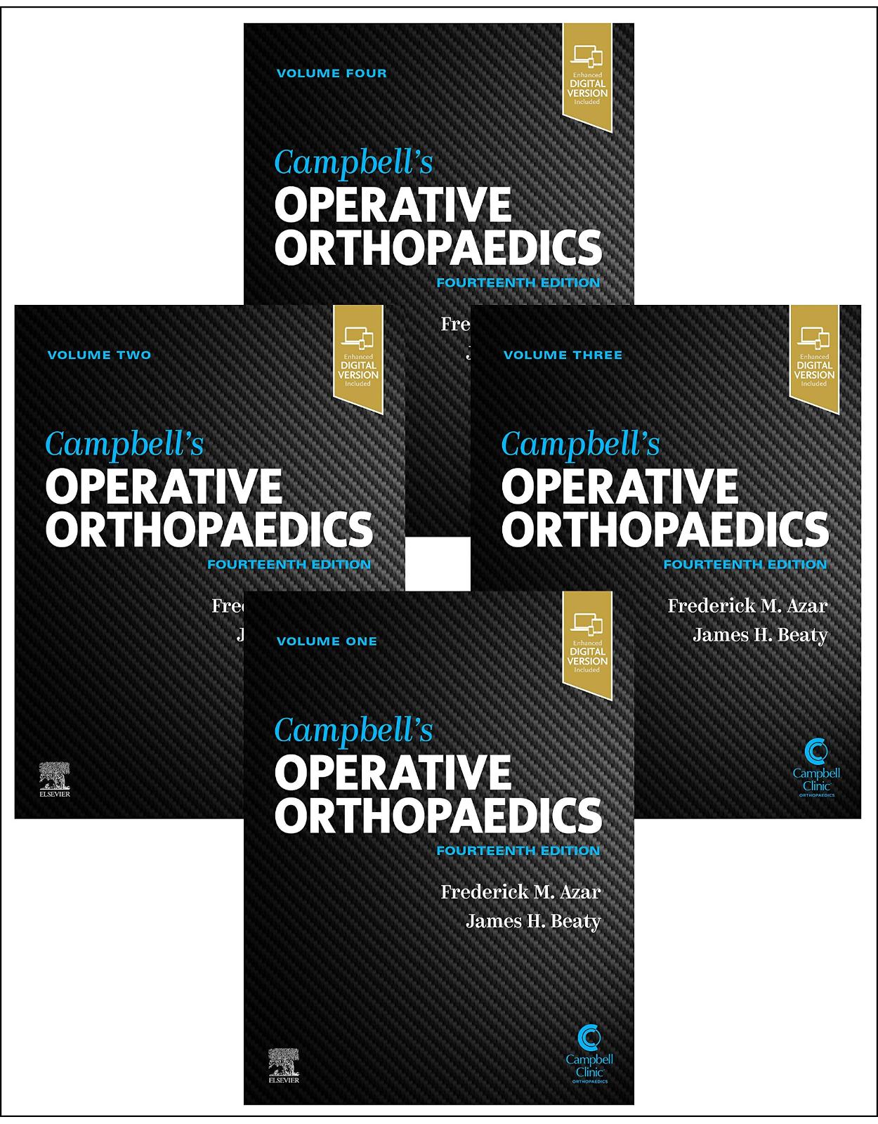 Campbell’s Operative Orthopaedics, 4-Volume Set