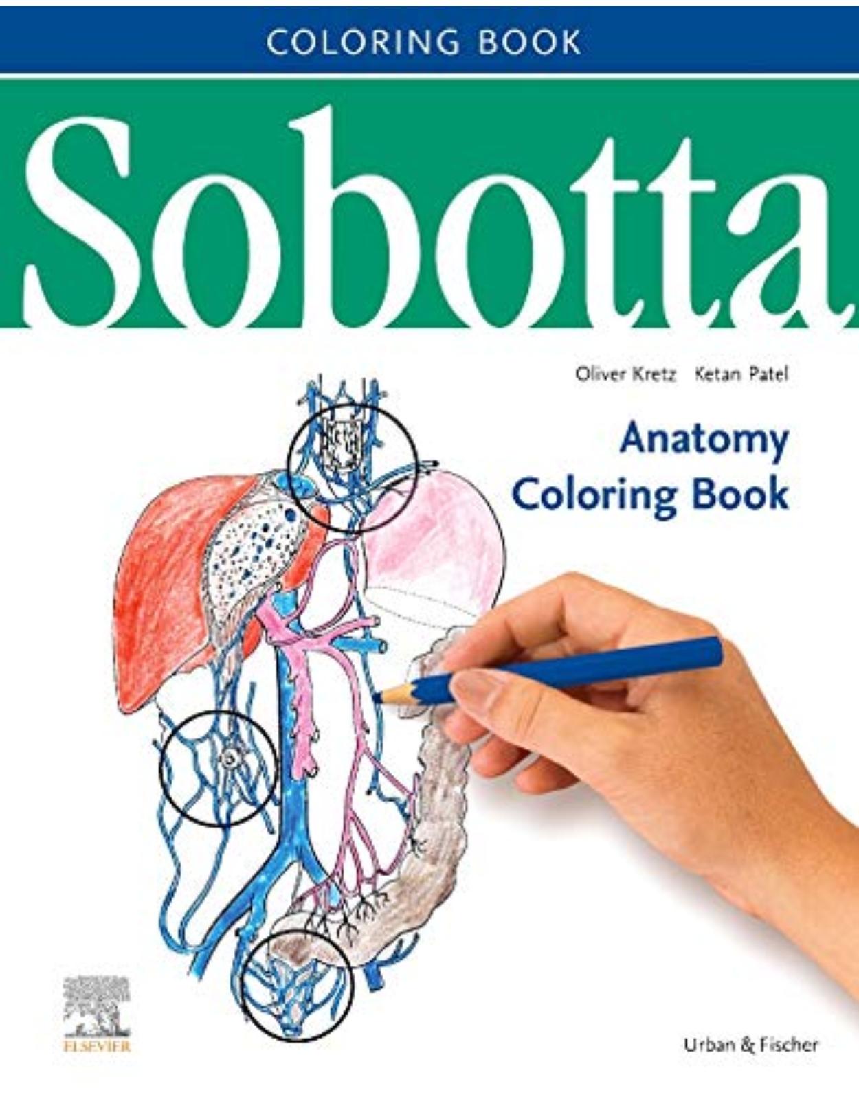 Sobotta Anatomy Coloring Book ENGLISCH/LATEIN 