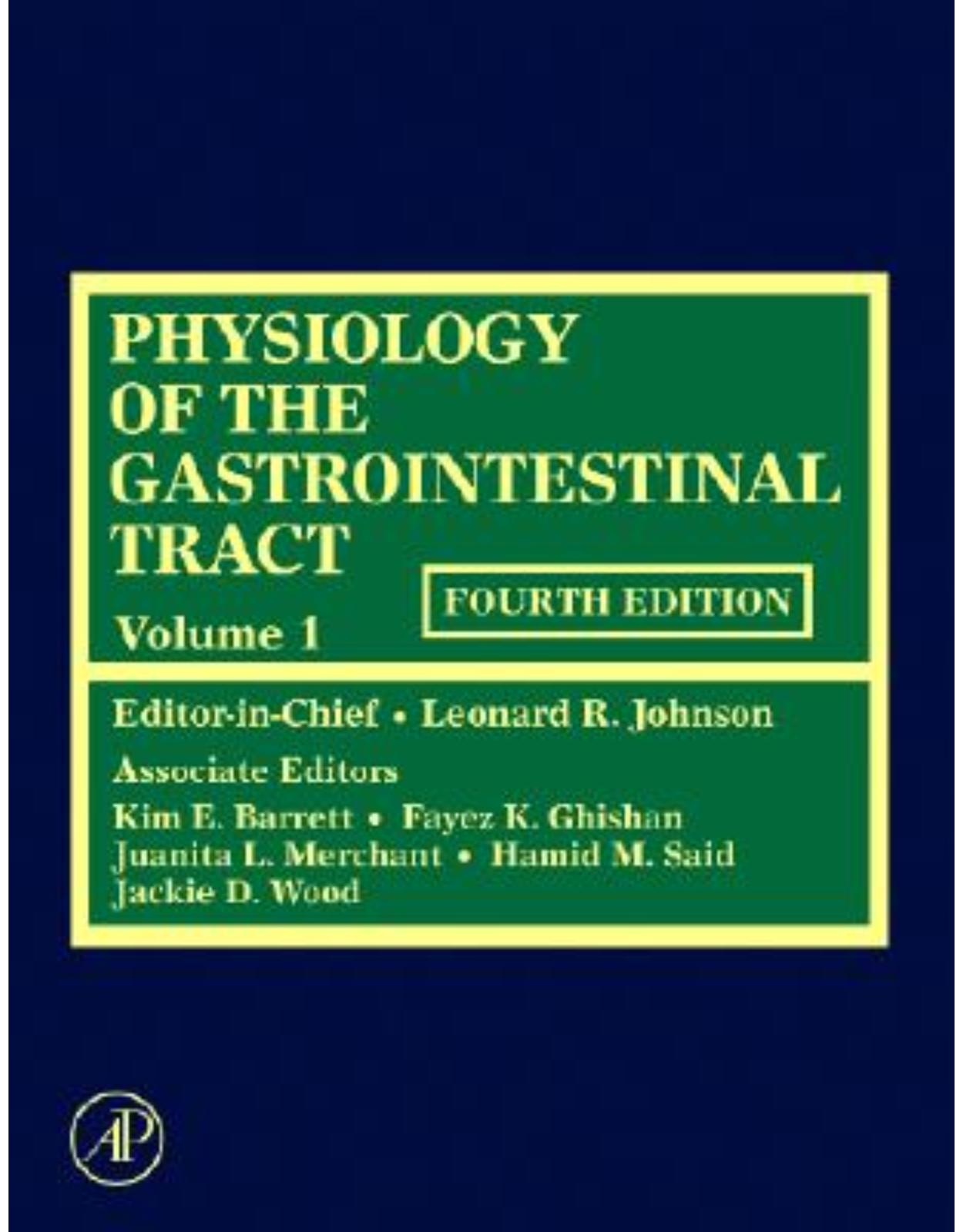 Physiology of the Gastrointestinal Tract, Vol. 1-2