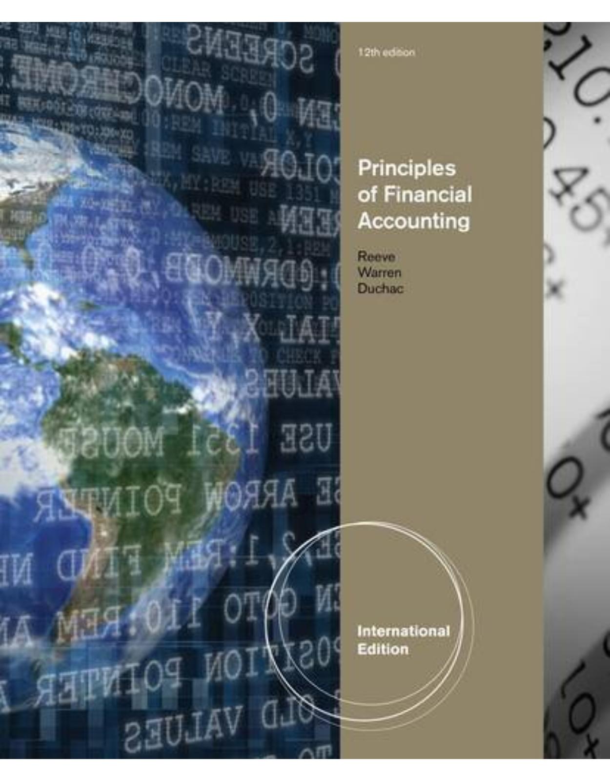 Principles of Financial Accounting, International Edition 12e