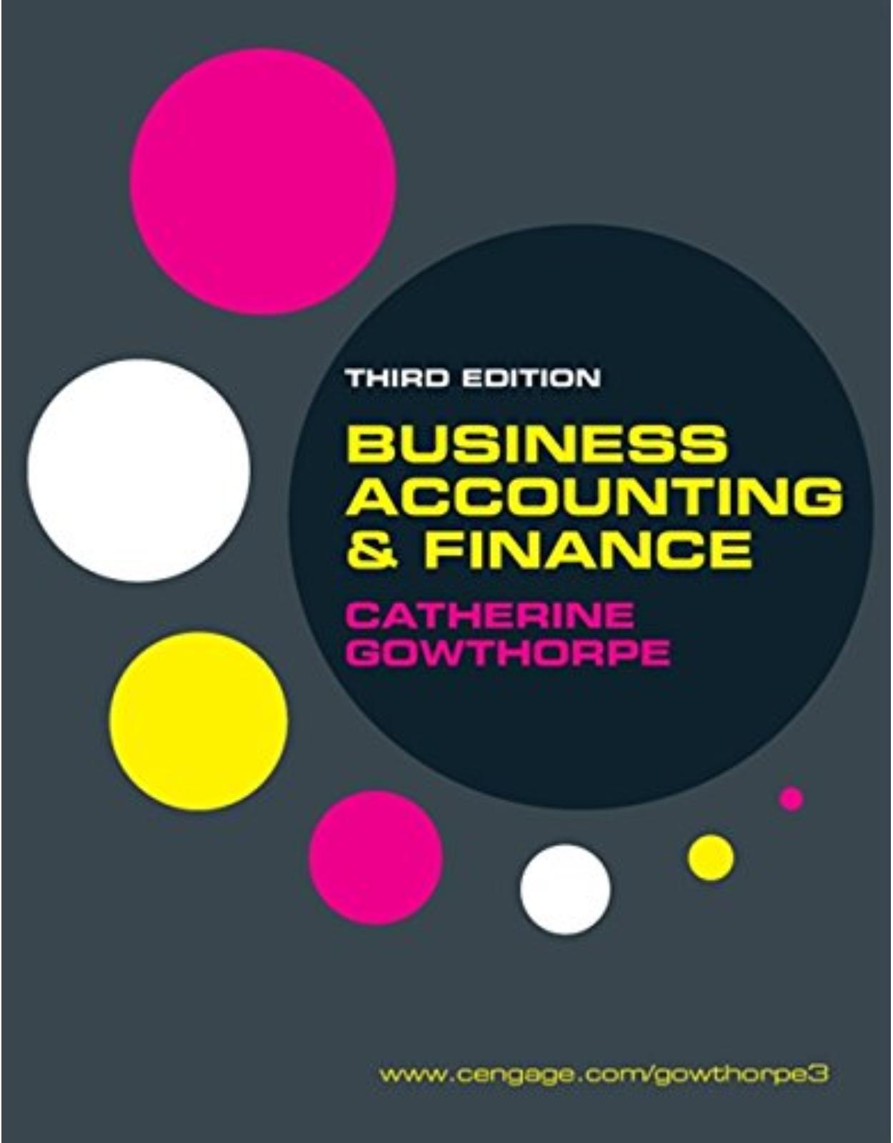 Business Accounting and Finance 3e