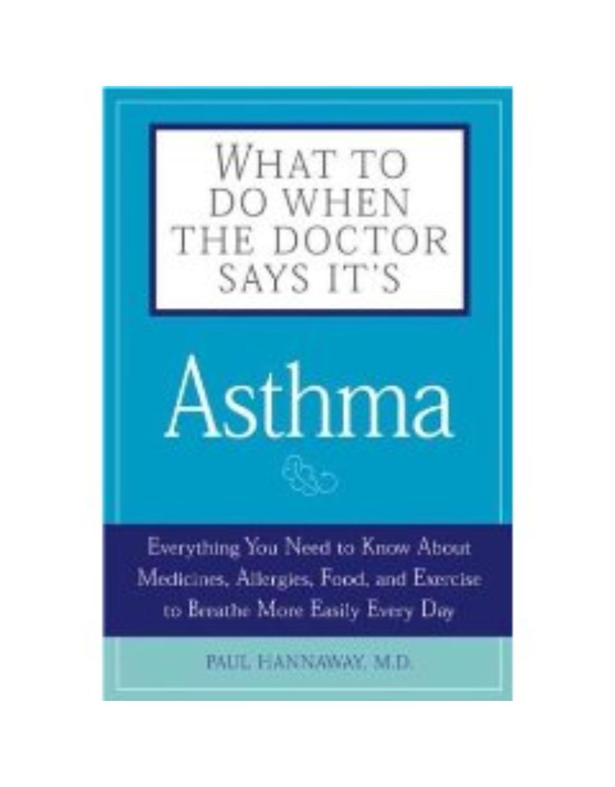 What to Do When the Doctor Says It's Asthma