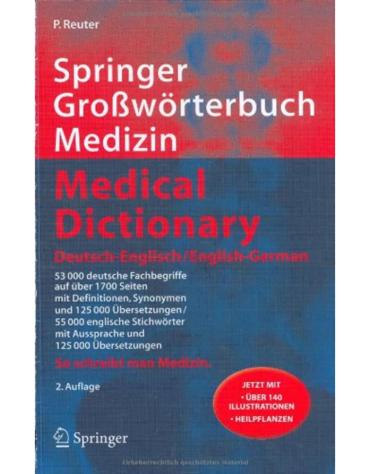 Medical Dictionary Deutsch-Englisch / English-German