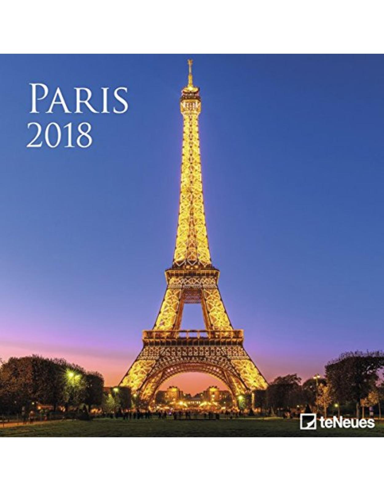 Calendar Paris 2018